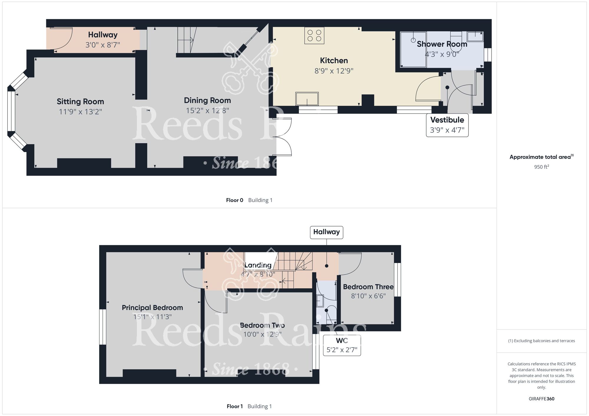 Floorplan of 3 bedroom End Terrace House for sale, Marfleet Lane, Hull, East Yorkshire, HU9