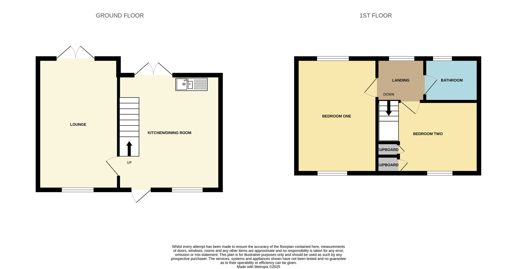 Floorplan of 2 bedroom End Terrace House for sale, Amethyst Road, Hull, East Yorkshire, HU9