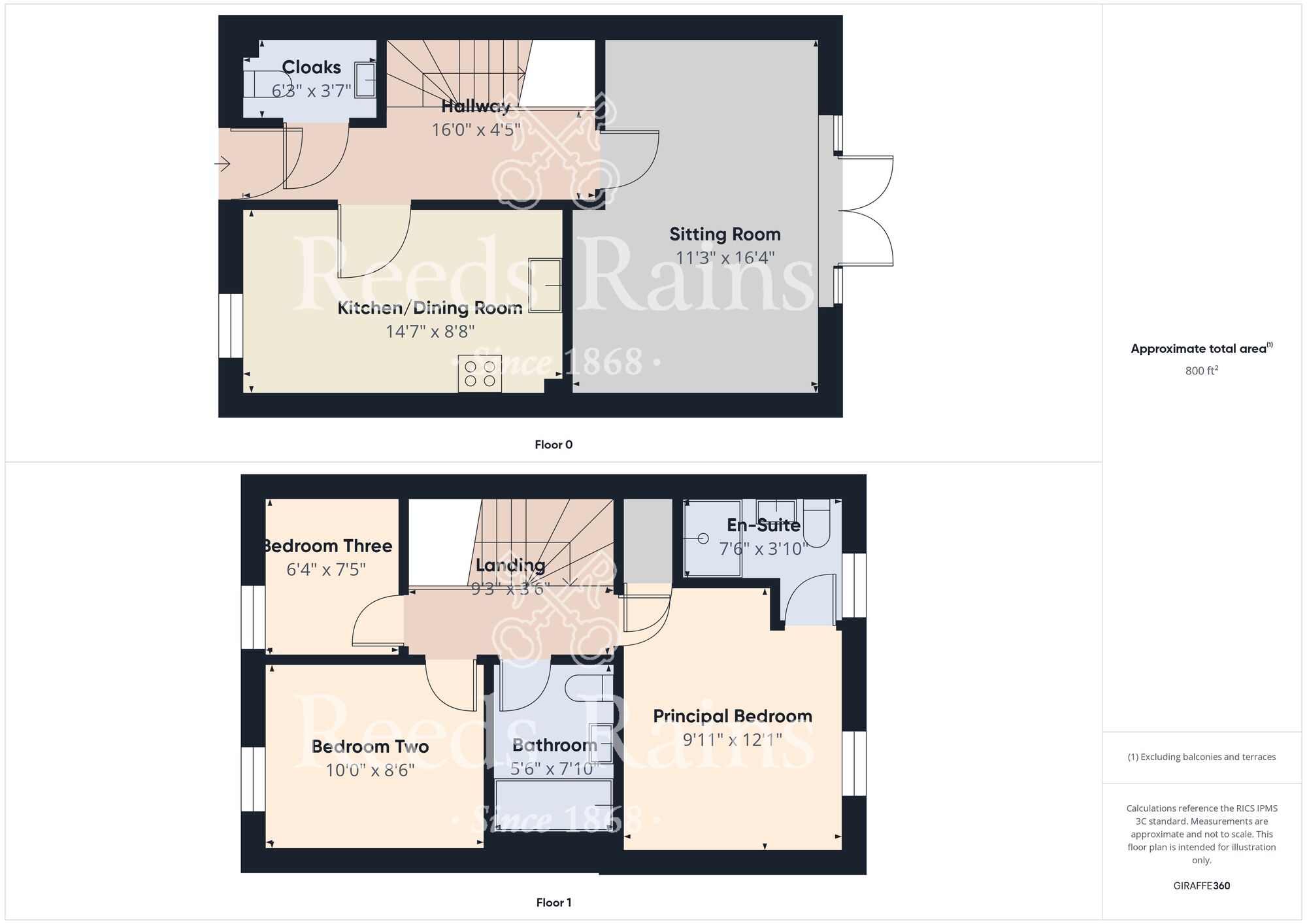 Floorplan of 3 bedroom End Terrace House for sale, Imperial Way, Hull, East Yorkshire, HU9
