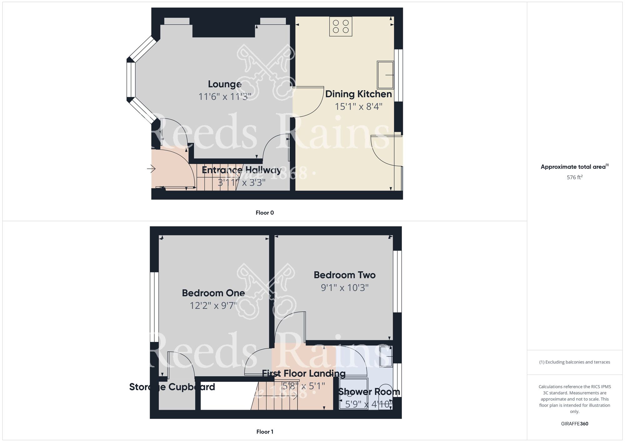 Floorplan of 2 bedroom Mid Terrace House for sale, Mayville Avenue, Hull, East Riding of Yorkshire, HU8