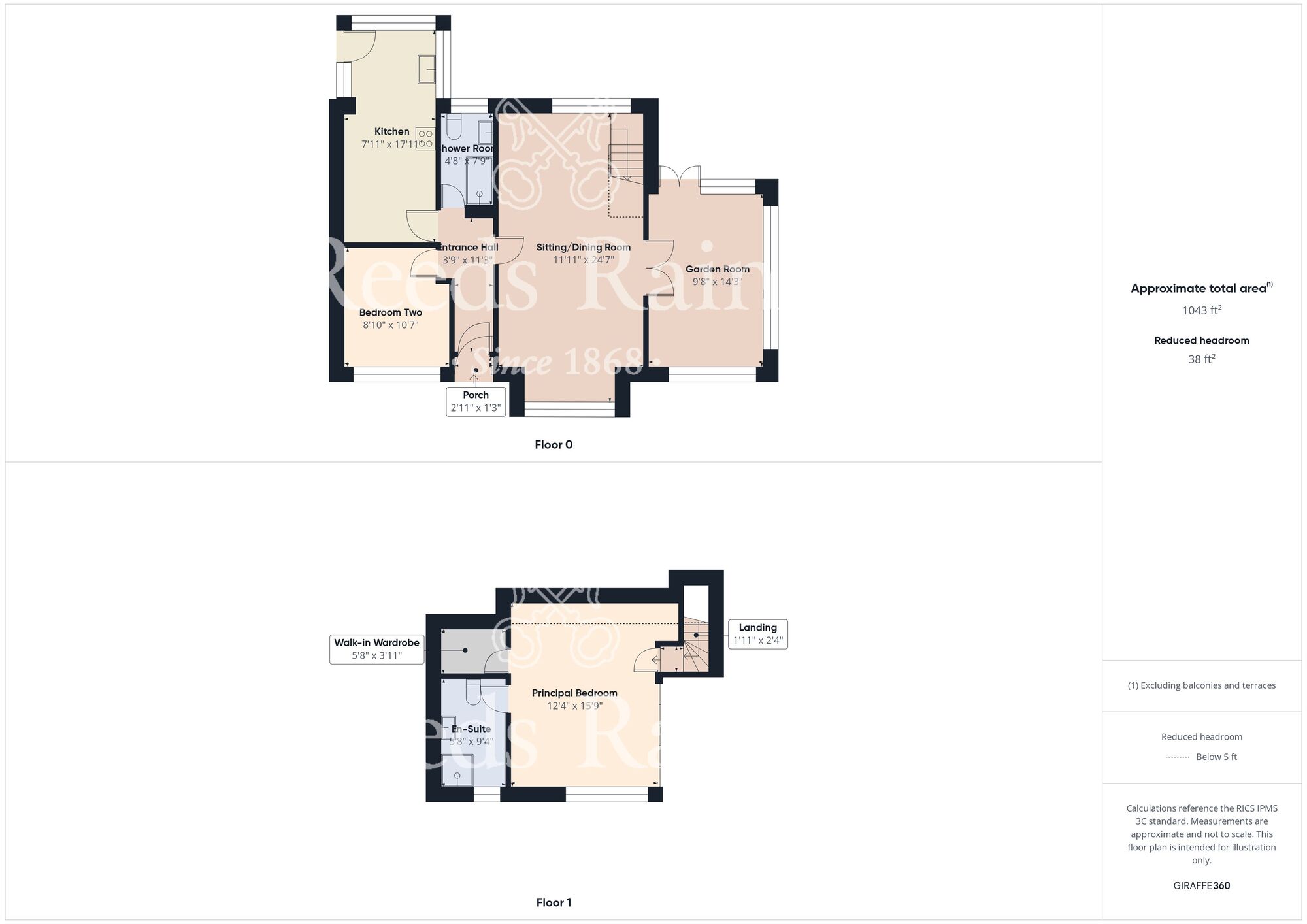 Floorplan of 2 bedroom Link Detached House for sale, Galfrid Road, Bilton, East Yorkshire, HU11