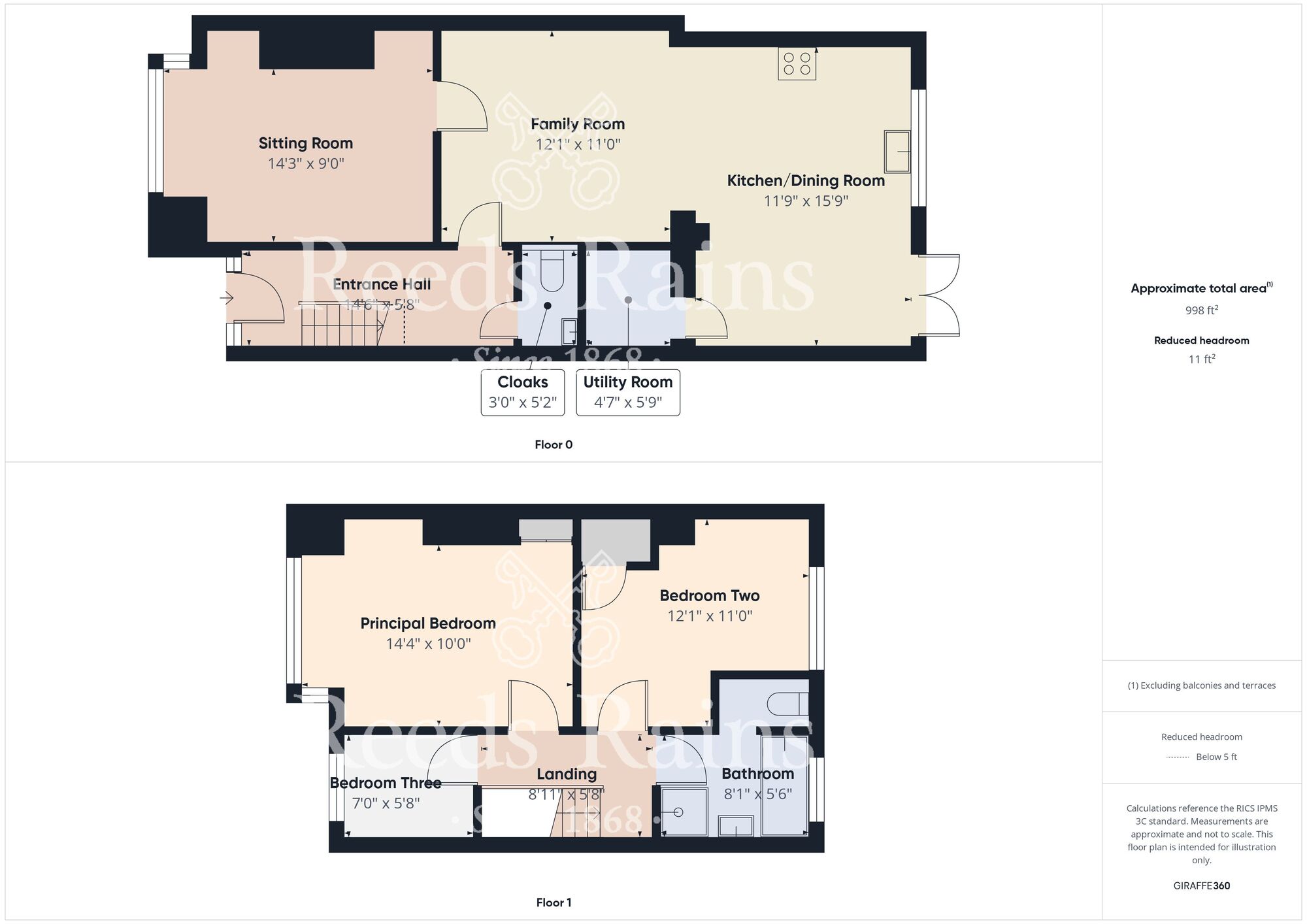 Floorplan of 3 bedroom Mid Terrace House for sale, Gillshill Road, Hull, East Yorkshire, HU8