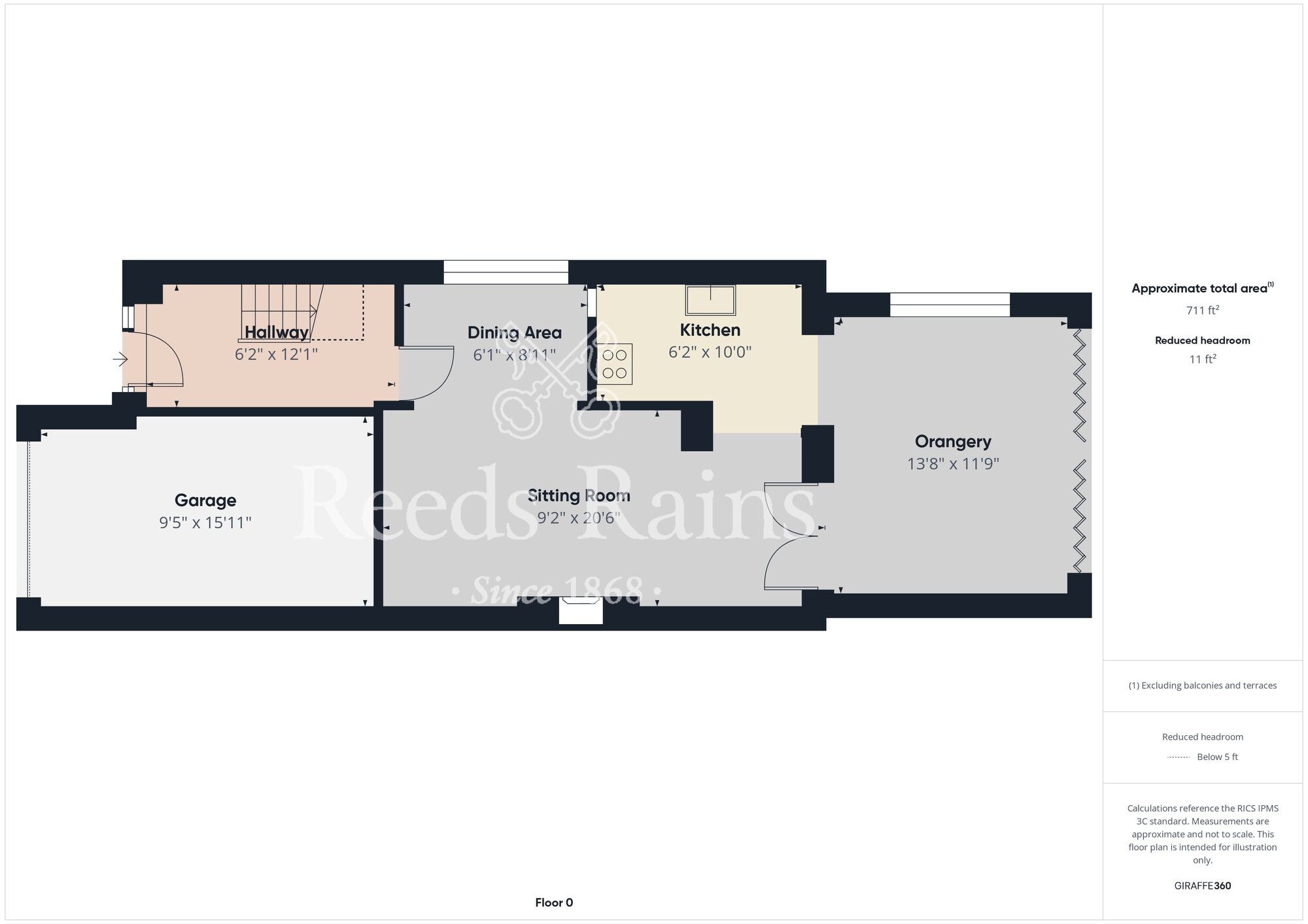 Floorplan of 3 bedroom Semi Detached House for sale, Weardale, Hull, East Riding of Yorkshire, HU7