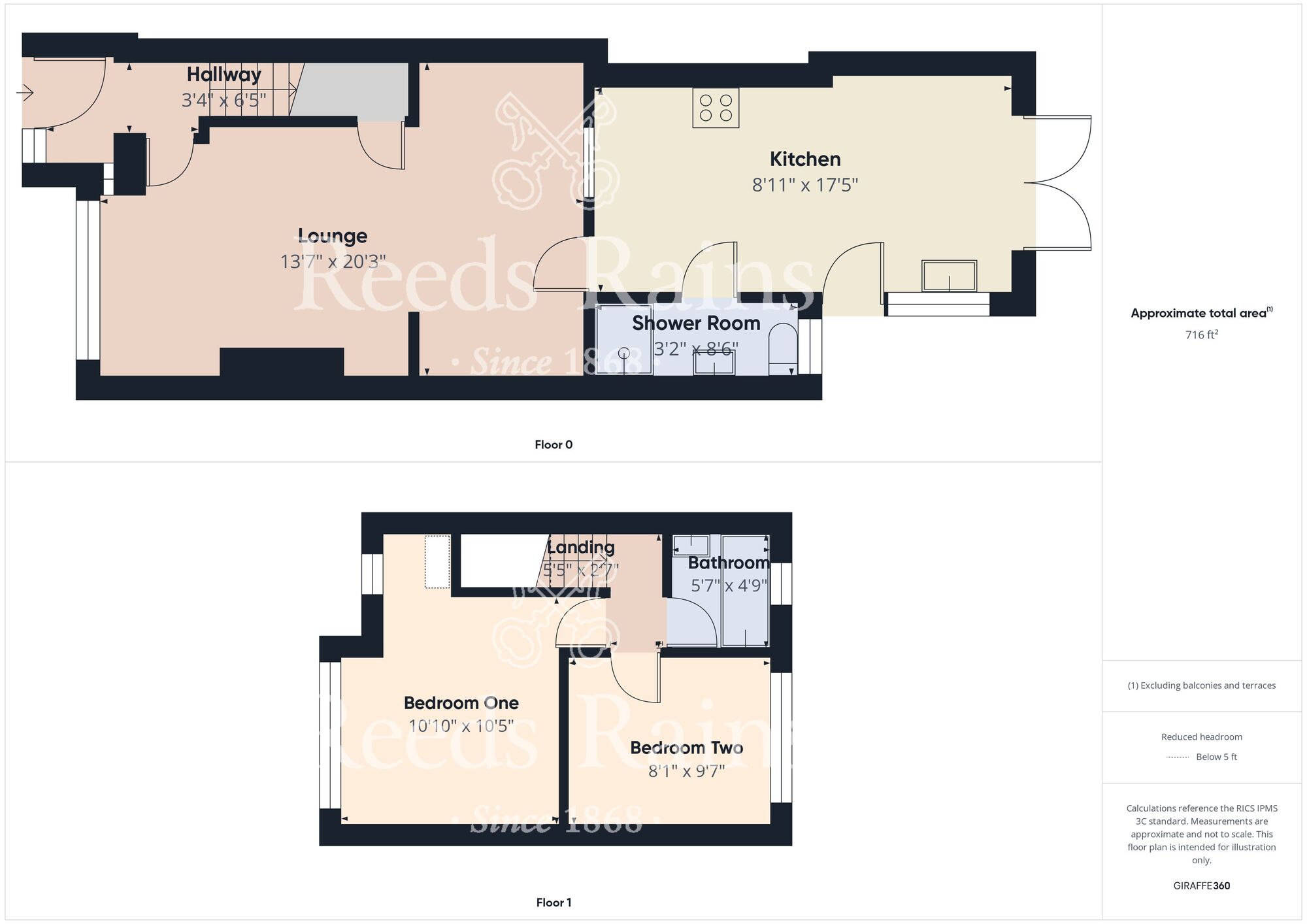 Floorplan of 2 bedroom Mid Terrace House for sale, Wharfedale Avenue, Hull, East Yorkshire, HU9