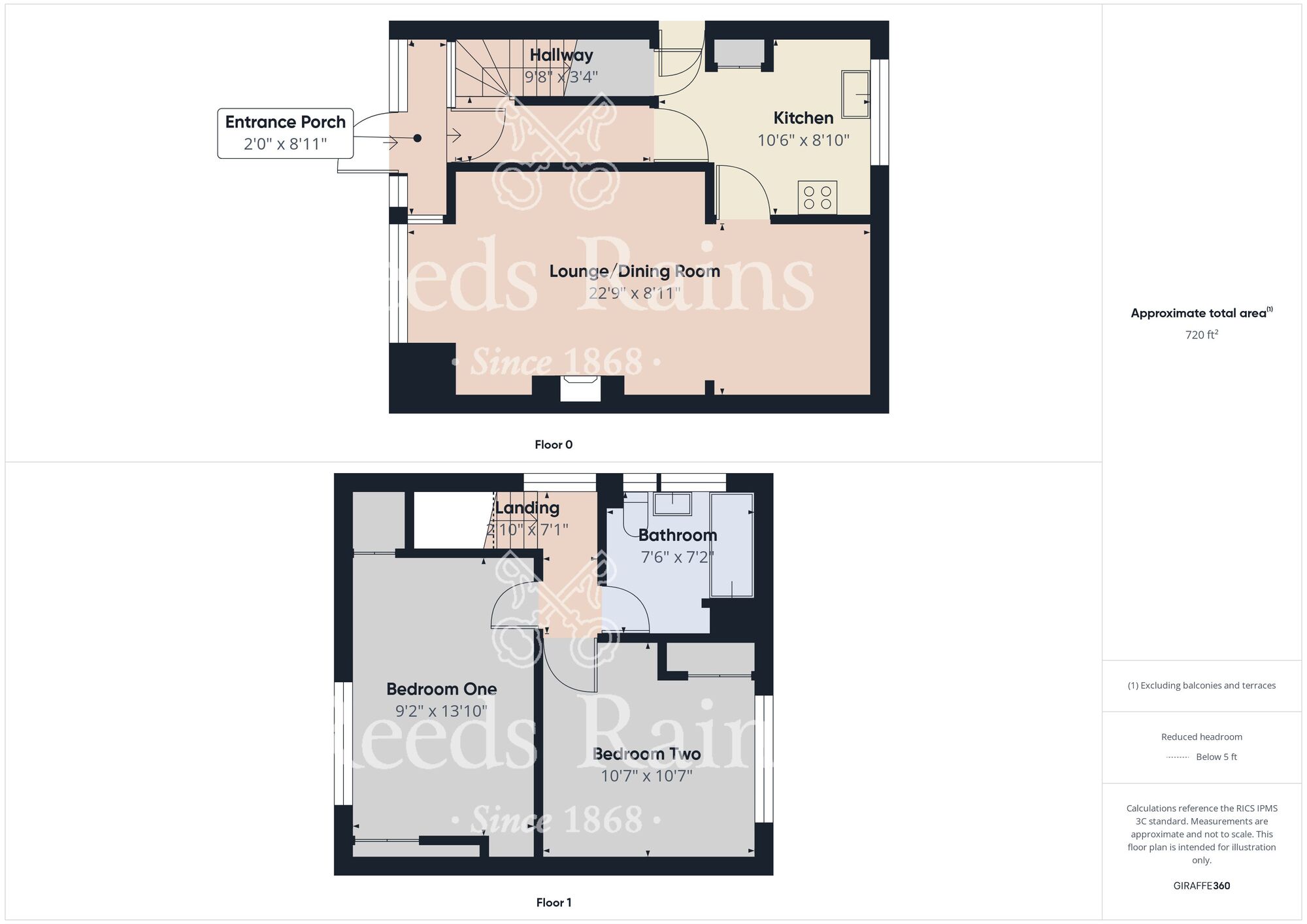 Floorplan of 2 bedroom Semi Detached House for sale, Bilsdale Grove, Hull, East Riding of Yorkshire, HU9