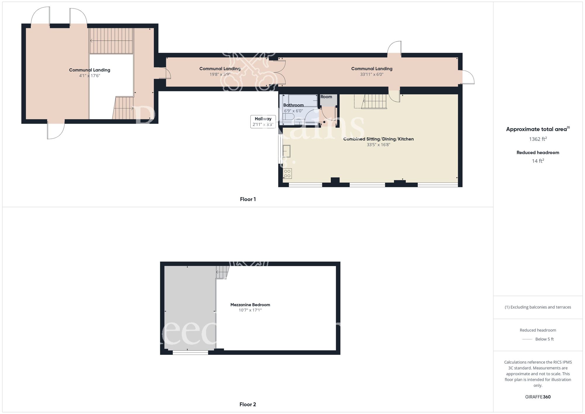 Floorplan of 1 bedroom  Flat for sale, George Street, Hull, East Yorkshire, HU1