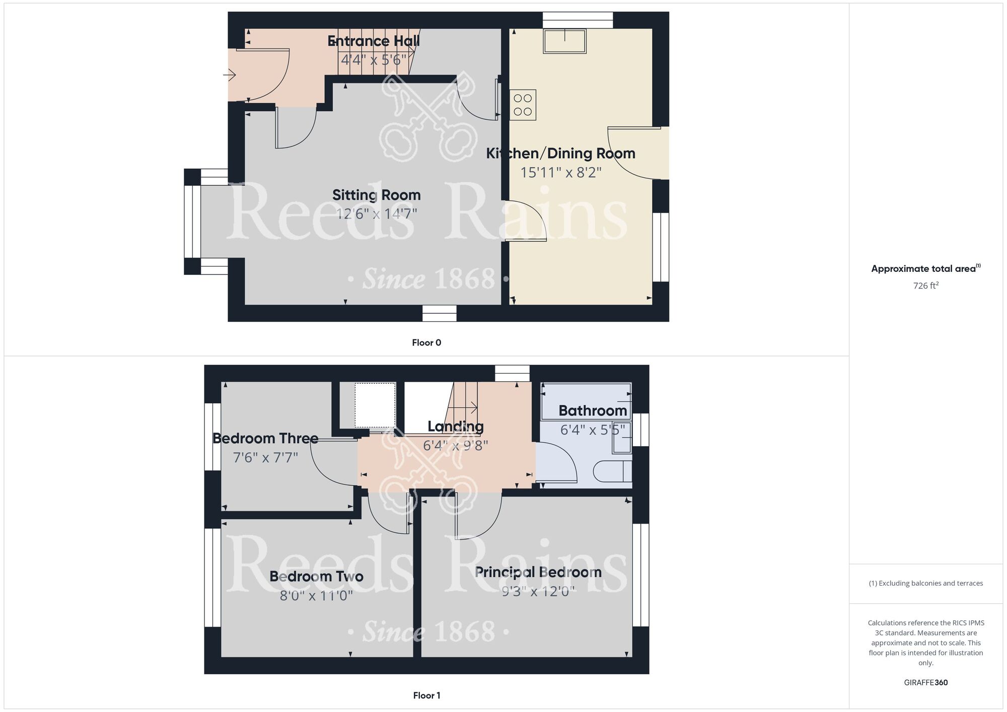 Floorplan of 3 bedroom Detached House for sale, Kingsbury Way, Kingswood, East Yorkshire, HU7