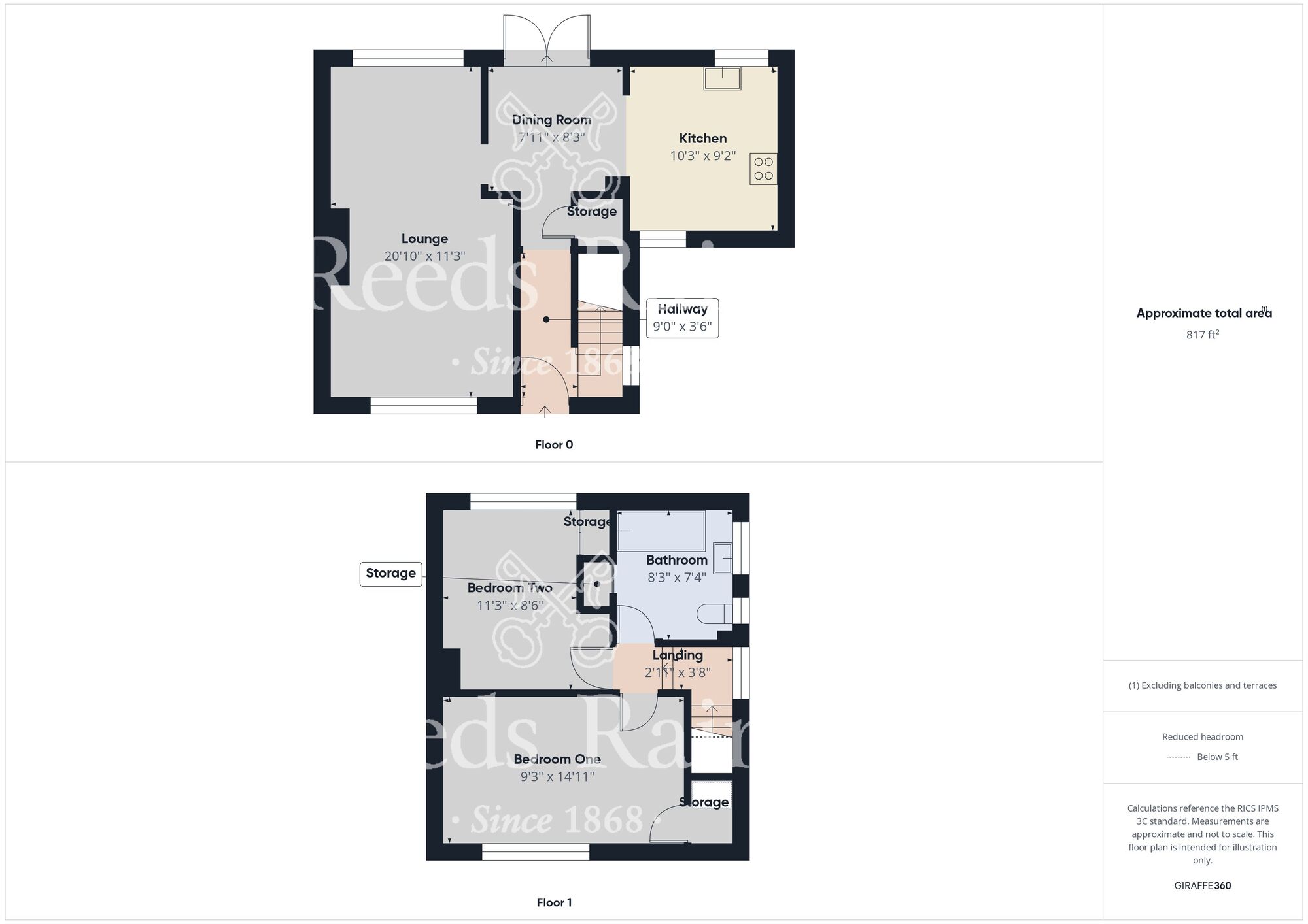 Floorplan of 2 bedroom End Terrace House for sale, Parthian Road, Hull, East Yorkshire, HU9