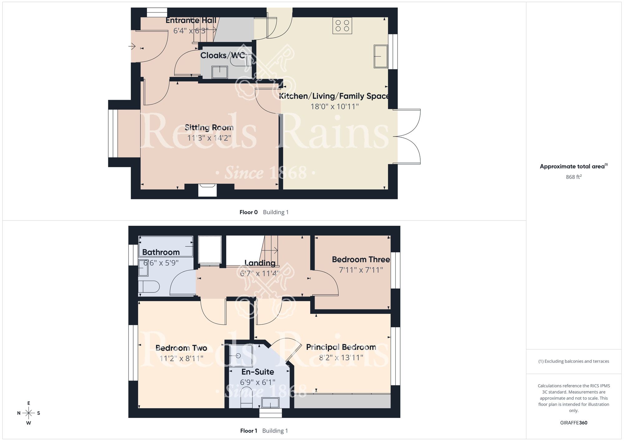 Floorplan of 3 bedroom Detached House for sale, Pollards Close, Hedon, East Riding of Yorkshire, HU12