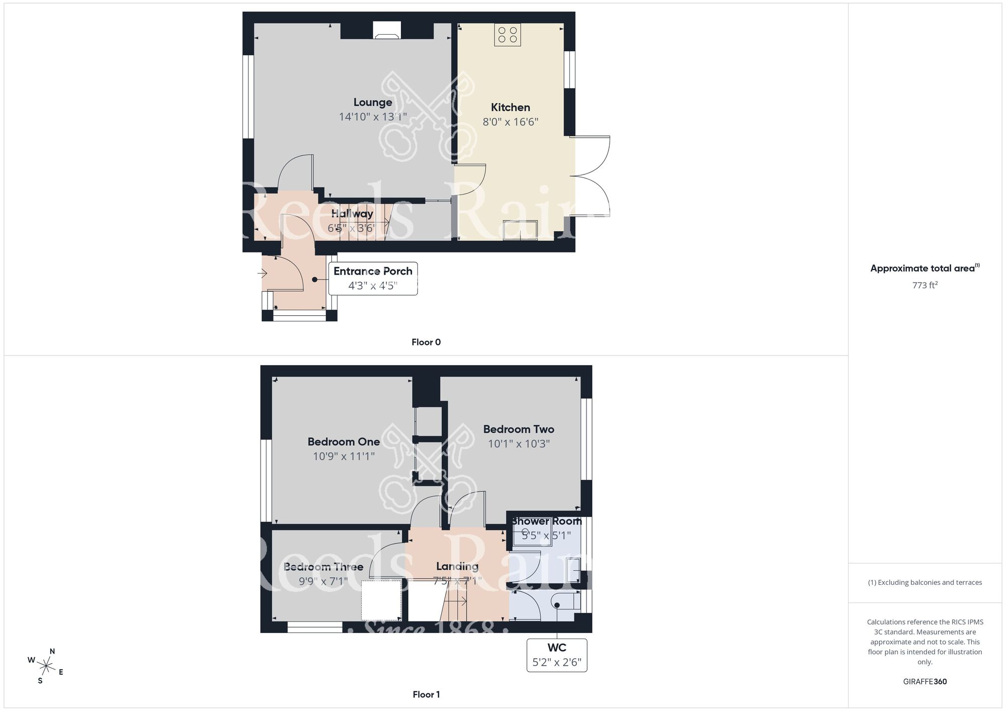 Floorplan of 3 bedroom End Terrace House for sale, Crowland Close, Hull, East Yorkshire, HU8