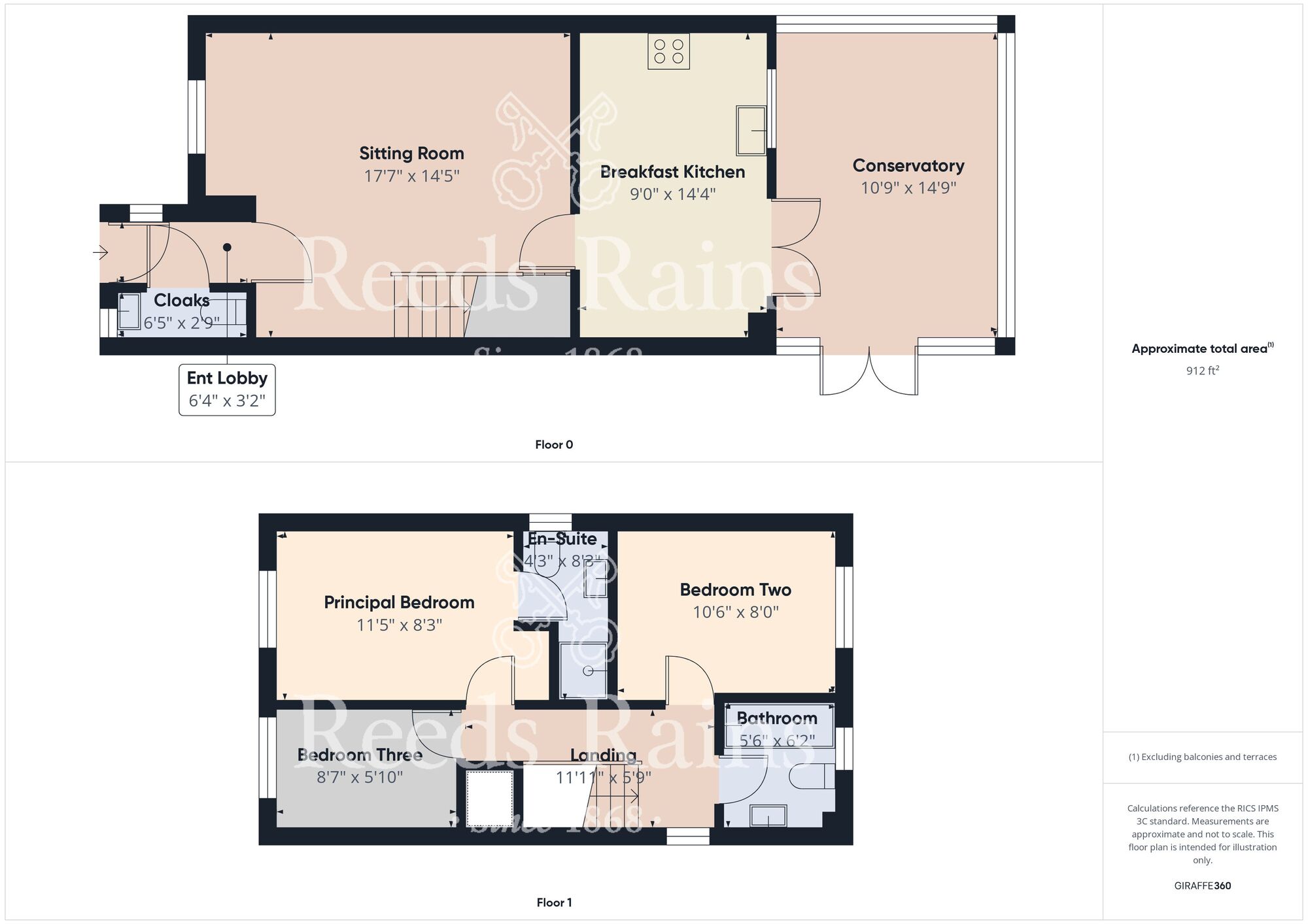 Floorplan of 3 bedroom Detached House for sale, Farthing Drive, Kingswood, Hull, HU7