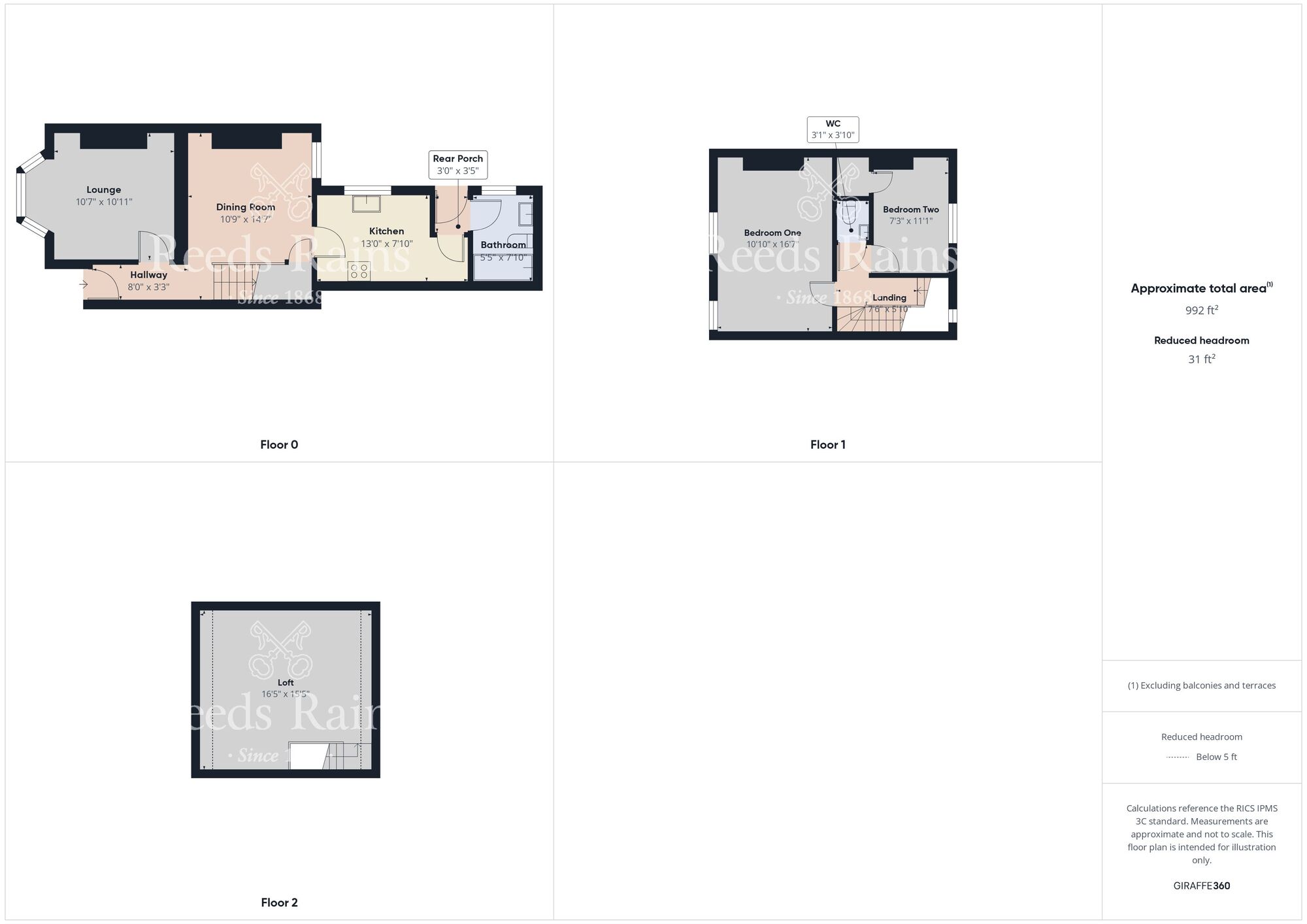 Floorplan of 2 bedroom Mid Terrace House for sale, Plane Street, Hull, East Yorkshire, HU3
