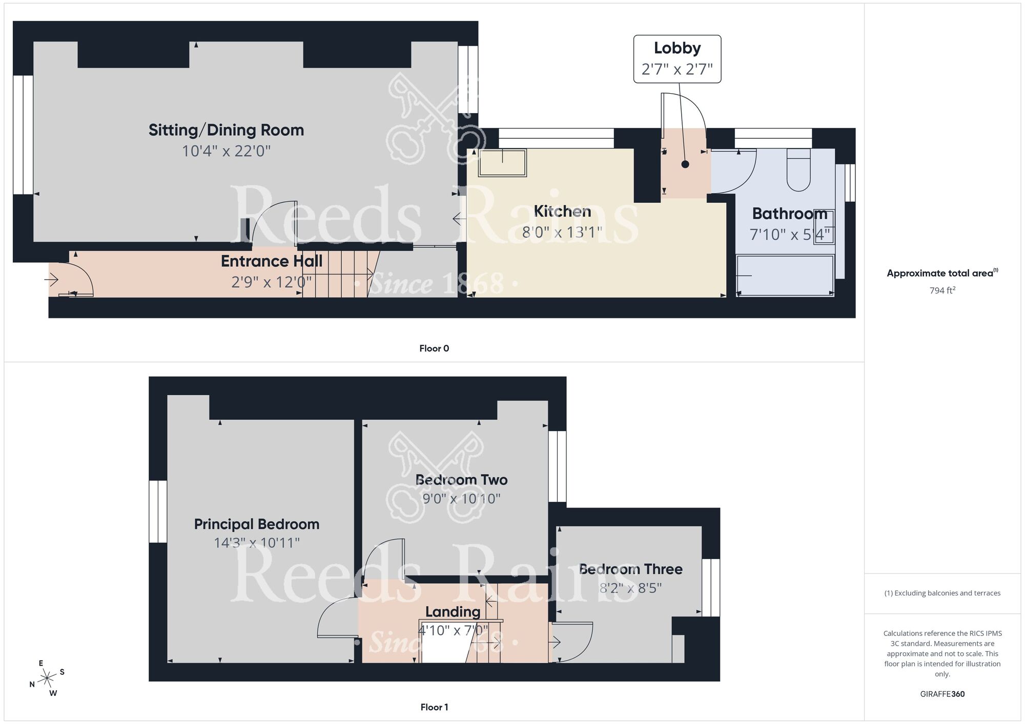 Floorplan of 3 bedroom End Terrace House for sale, Rosmead Street, Hull, East Yorkshire, HU9