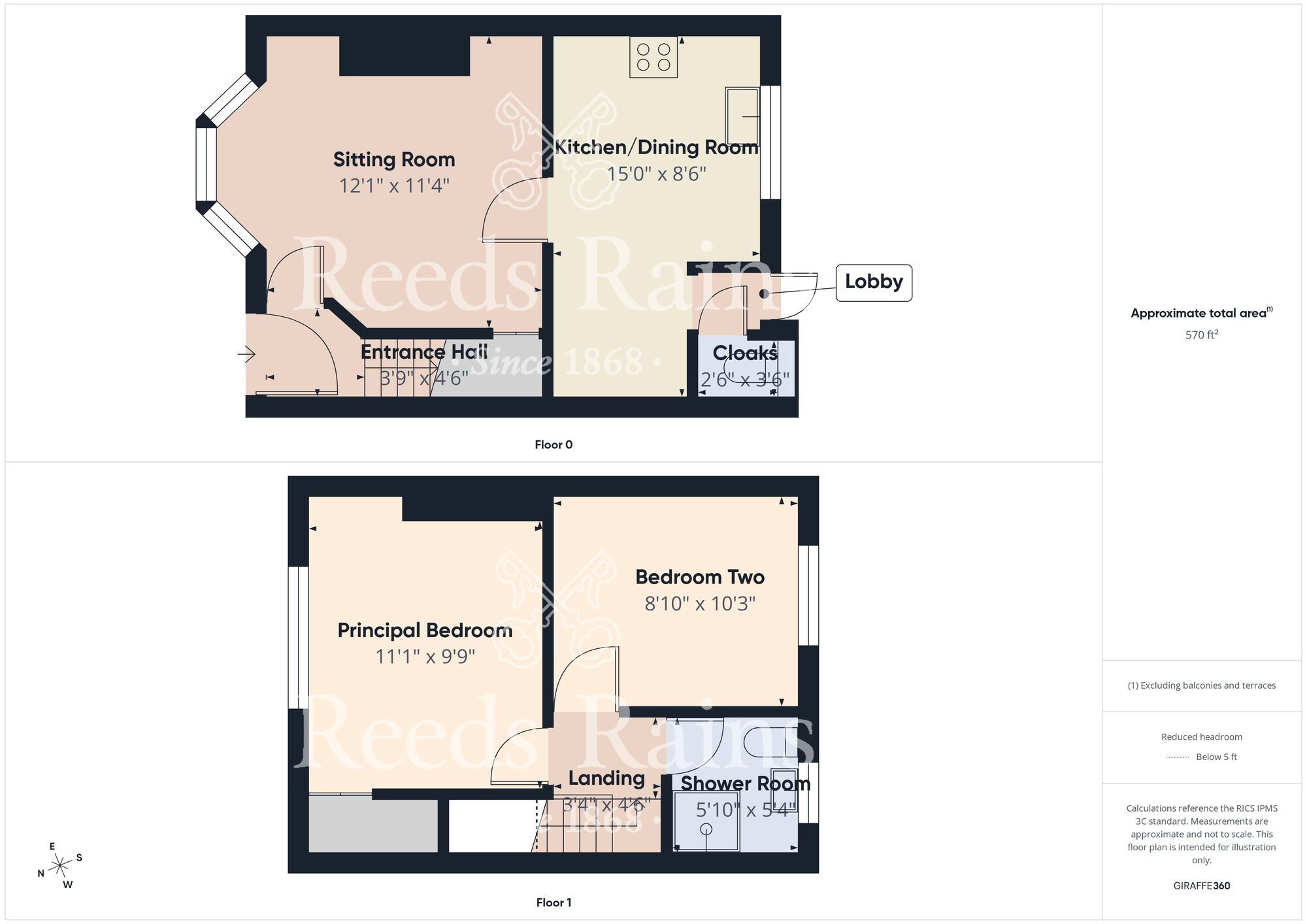 Floorplan of 2 bedroom Mid Terrace House for sale, Mayville Avenue, Hull, East Yorkshire, HU8
