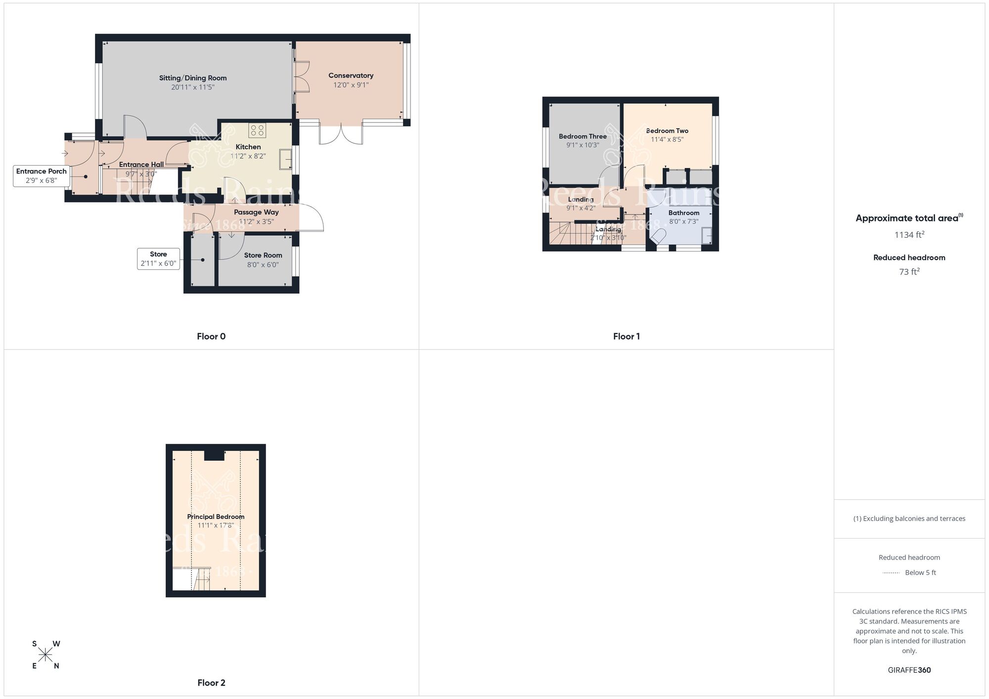 Floorplan of 3 bedroom Semi Detached House for sale, Southcoates Lane, Hull, East Yorkshire, HU9