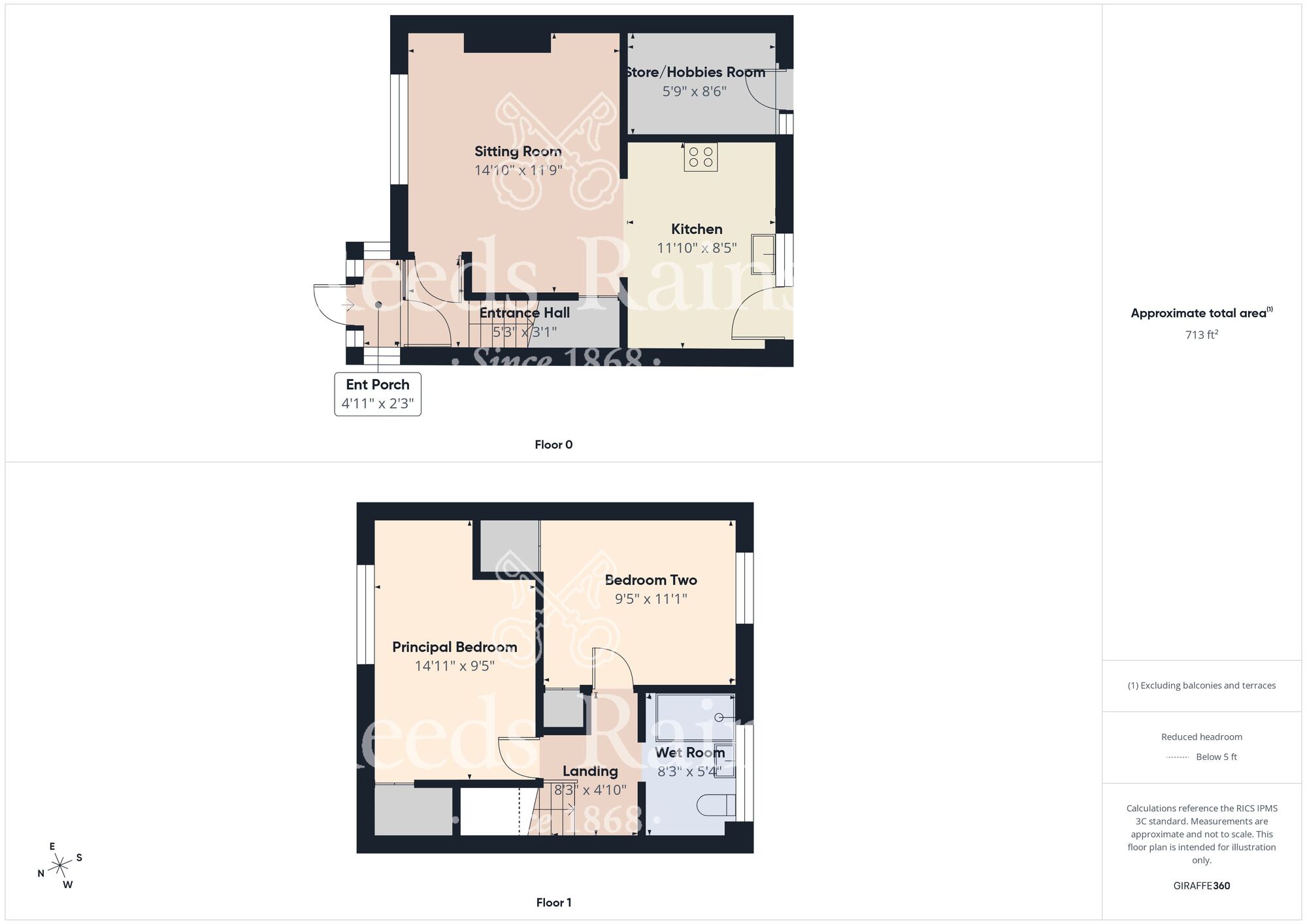 Floorplan of 2 bedroom Mid Terrace House for sale, Balham Avenue, Hull, East Riding of Yorkshire, HU8