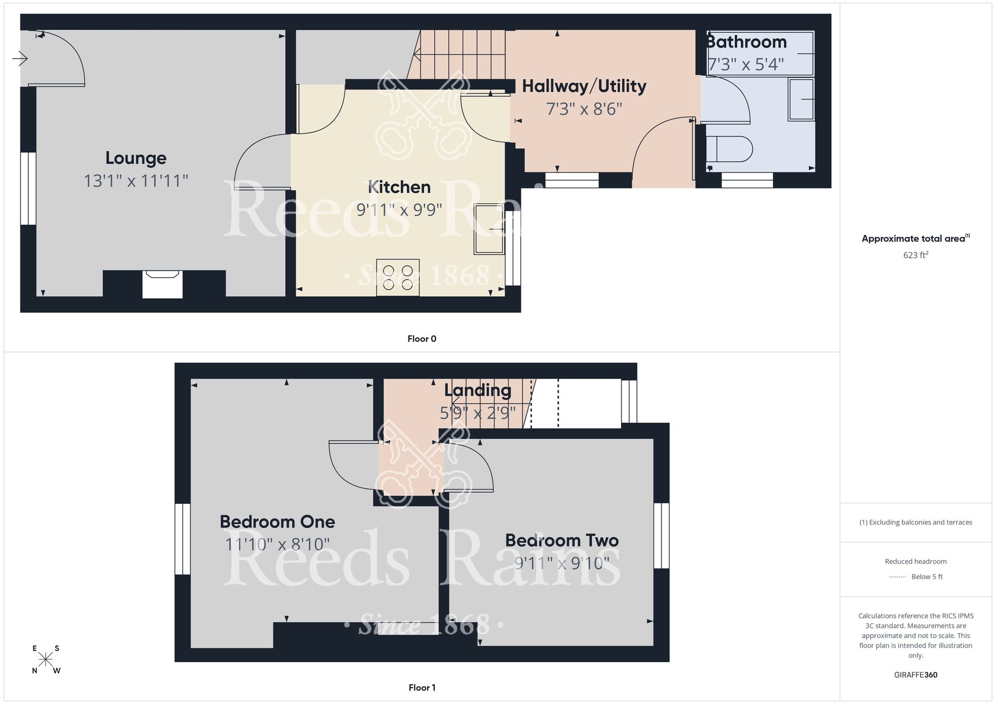 Floorplan of 2 bedroom Mid Terrace House for sale, Kirkstead Street, Hull, East Yorkshire, HU8