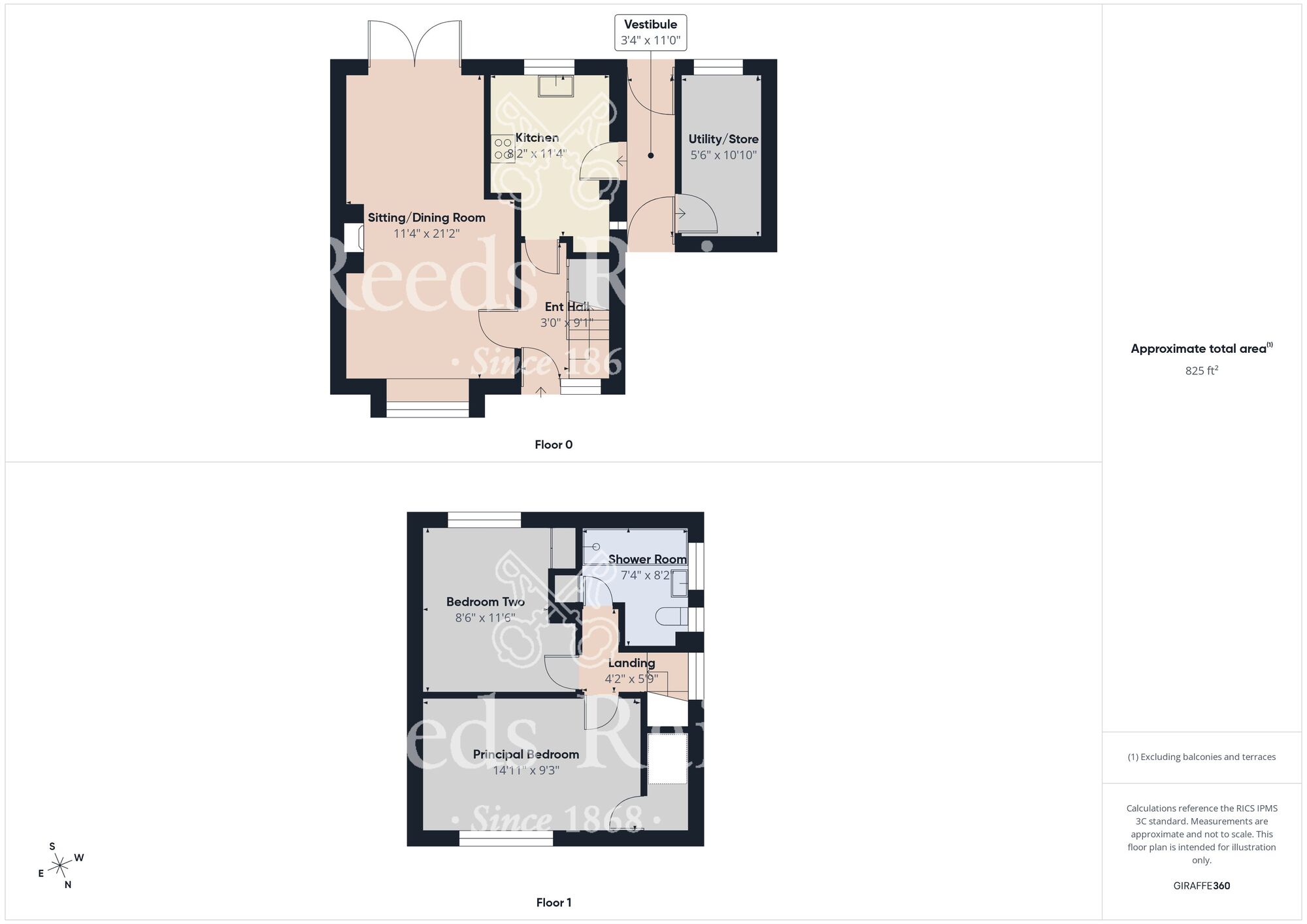 Floorplan of 2 bedroom Semi Detached House for sale, Wivern Road, Hull, East Yorkshire, HU9