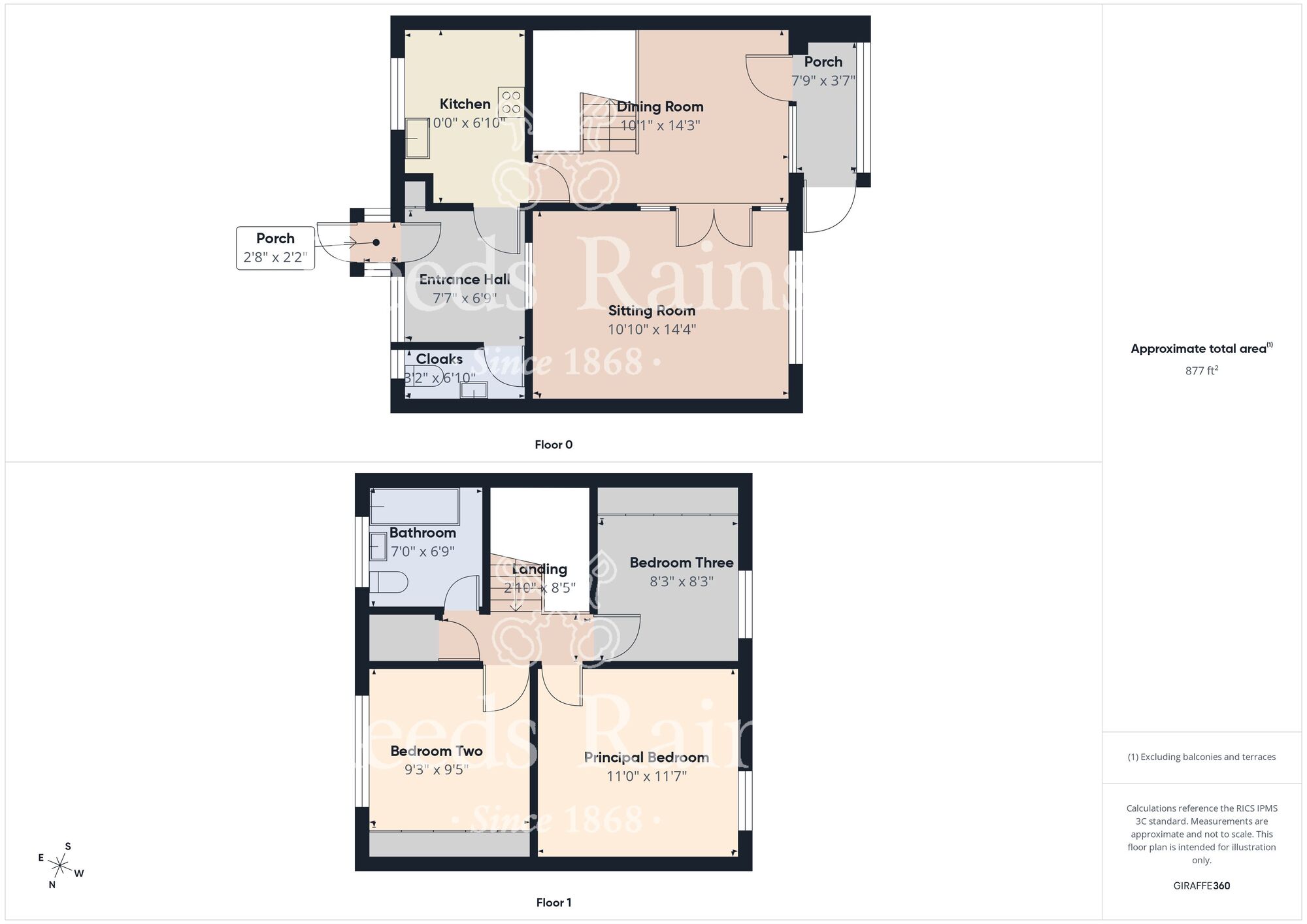 Floorplan of 3 bedroom Mid Terrace House for sale, Topcliffe Garth, Bransholme, East Riding of Yorkshi, HU7