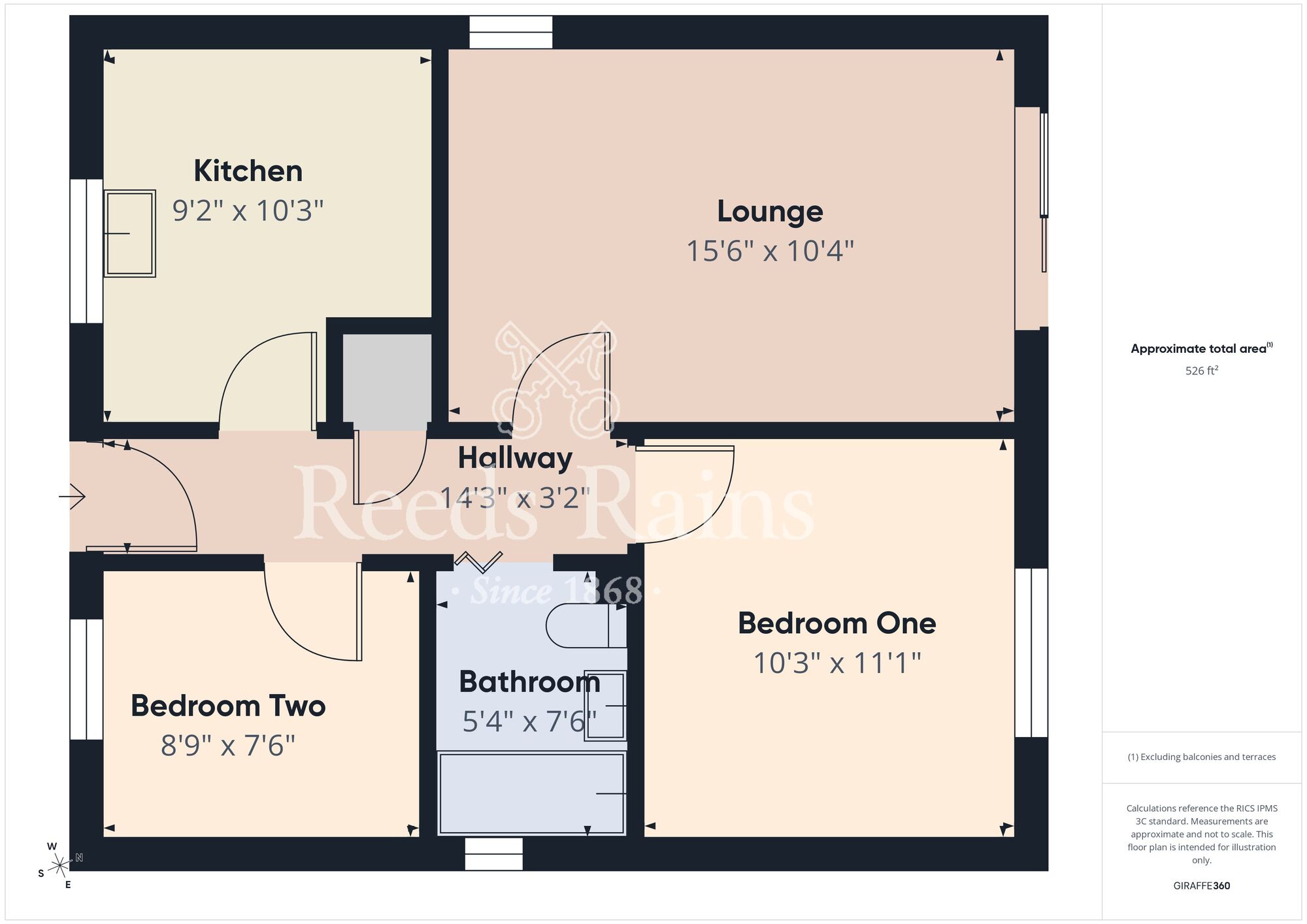 Floorplan of 2 bedroom Detached Bungalow for sale, Hotton Close, Hull, East Riding of Yorkshire, HU9