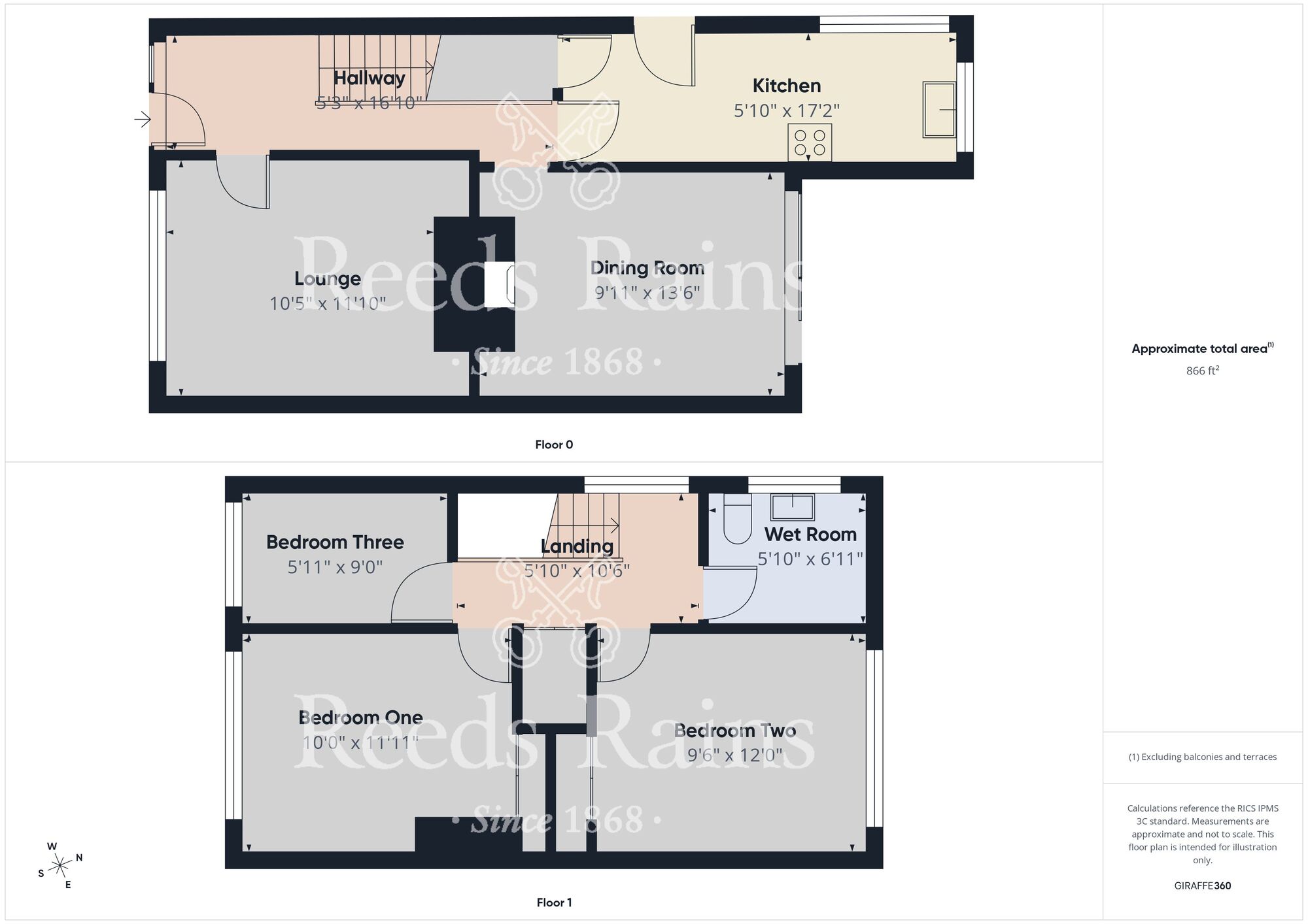Floorplan of 3 bedroom Semi Detached House for sale, Welwyn Park Avenue, Hull, East Yorkshire, HU6