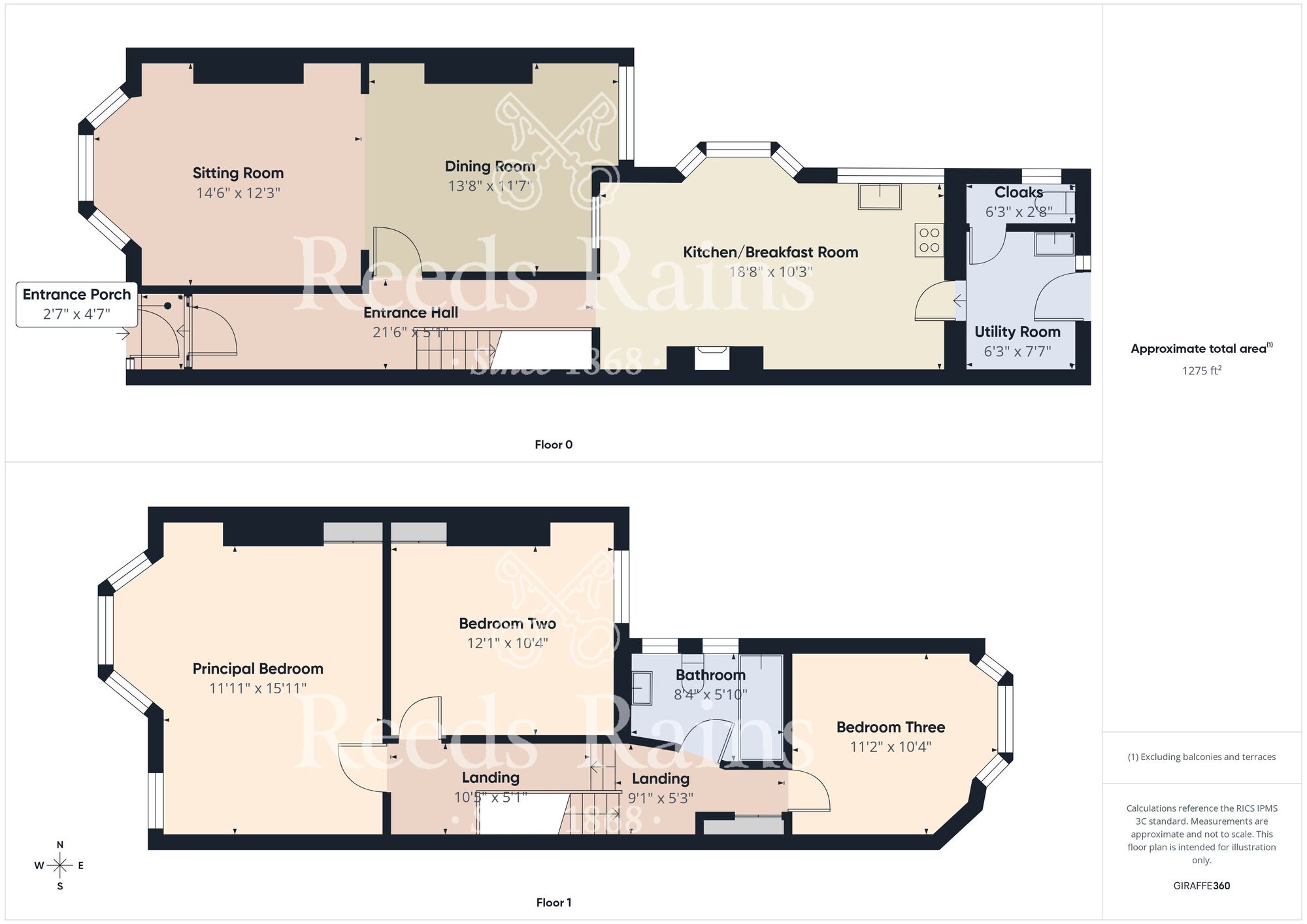 Floorplan of 3 bedroom Mid Terrace House for sale, Boulevard, Hull, East Yorkshire, HU3