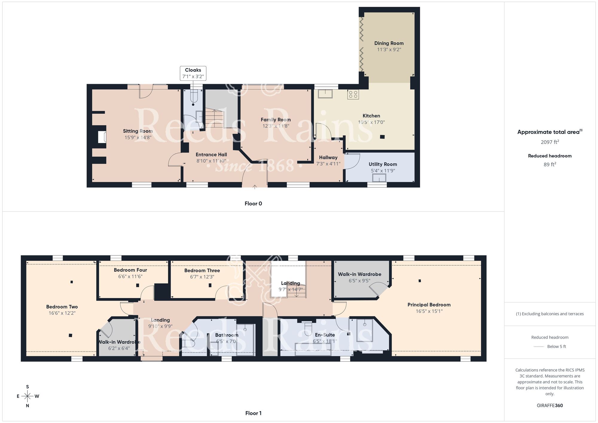 Floorplan of 4 bedroom House for sale, Camerton Hall Lane, Camerton, East Yorkshire, HU12