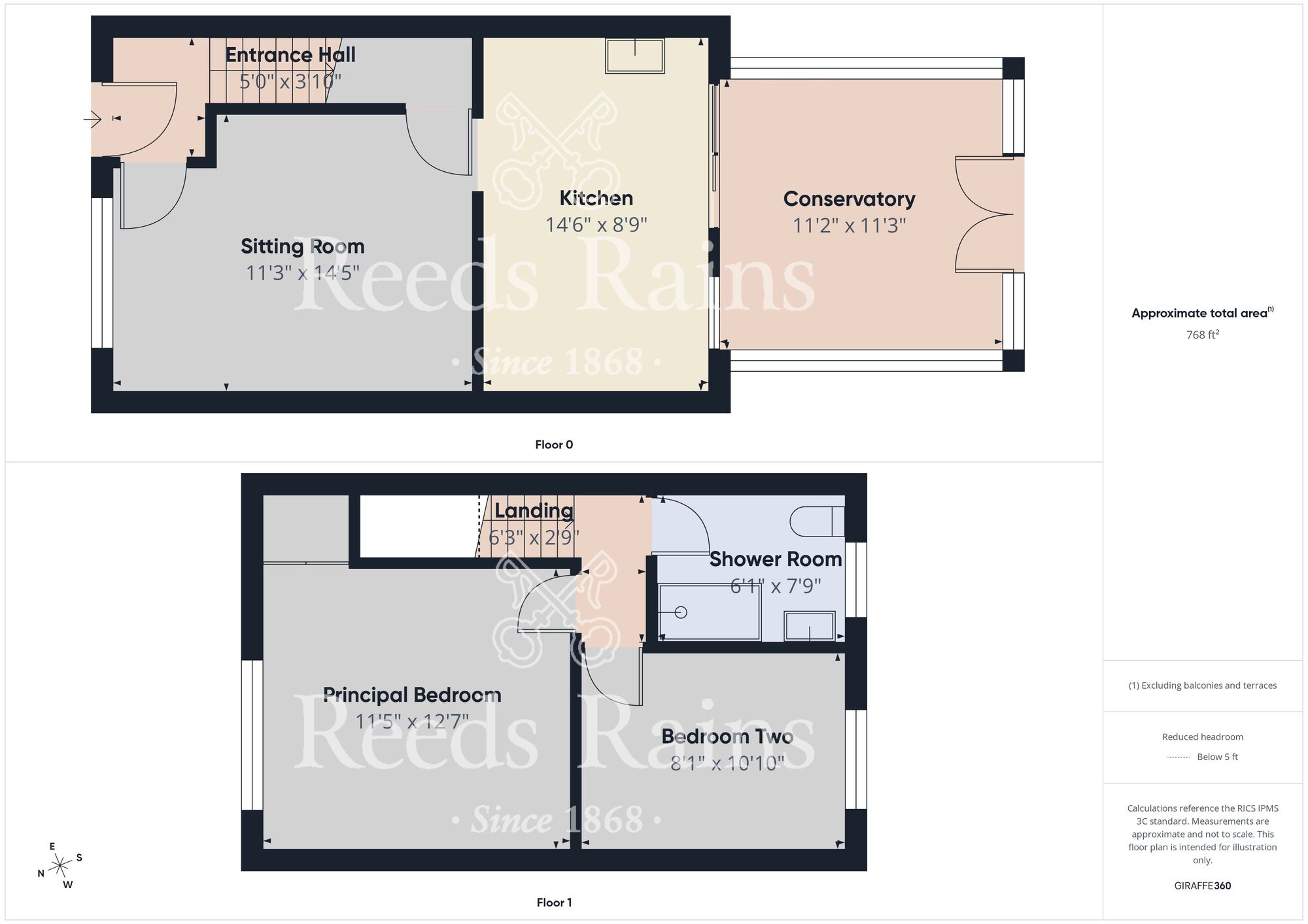 Floorplan of 2 bedroom End Terrace House for sale, Byland Court, Hull, East Yorkshire, HU9