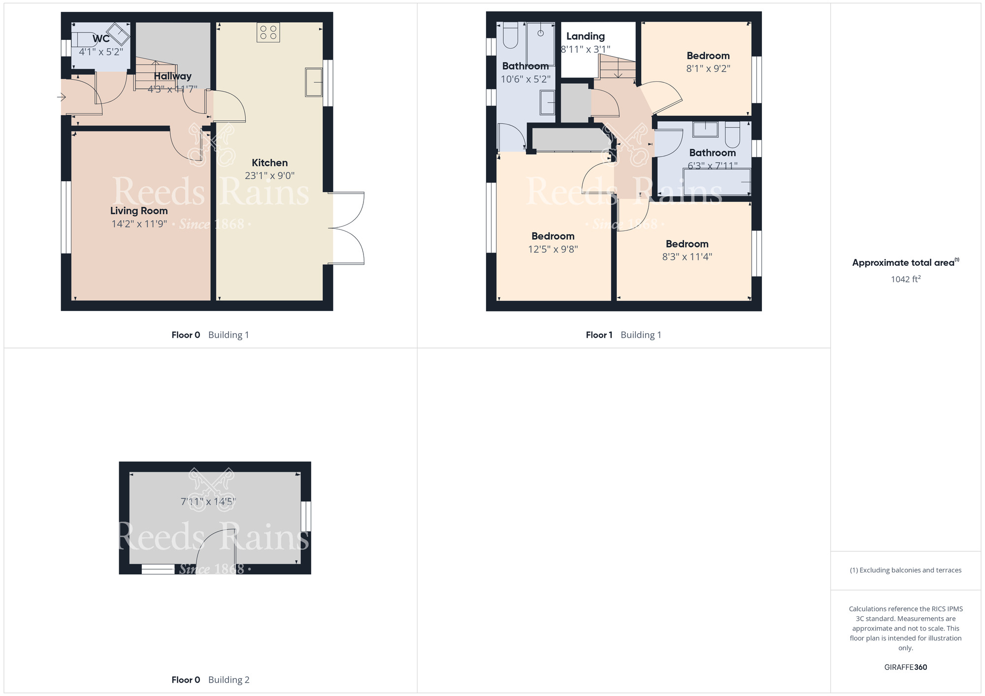 Floorplan of 3 bedroom Detached House to rent, Richmond Lane, Kingswood, East Riding of Yorkshire, HU7