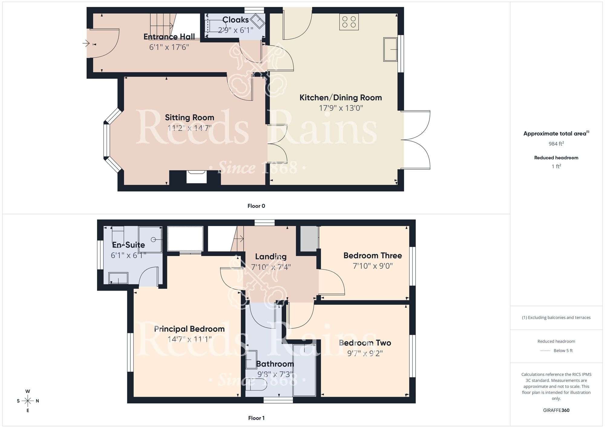 Floorplan of 3 bedroom Detached House for sale, Birchwood Close, Burstwick, East Yorkshire, HU12