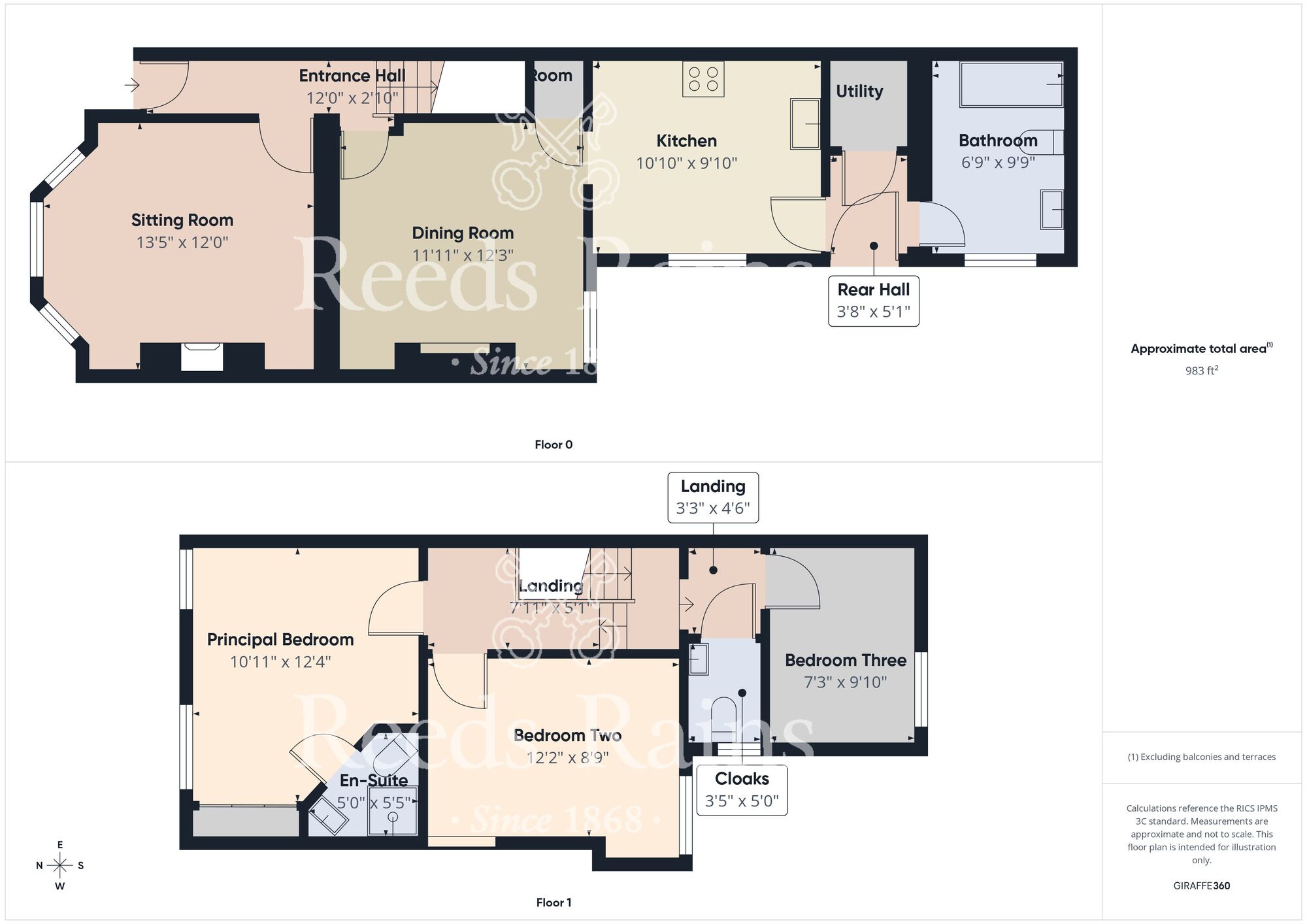 Floorplan of 3 bedroom Detached House for sale, Ella Street, Hull, East Yorkshire, HU5