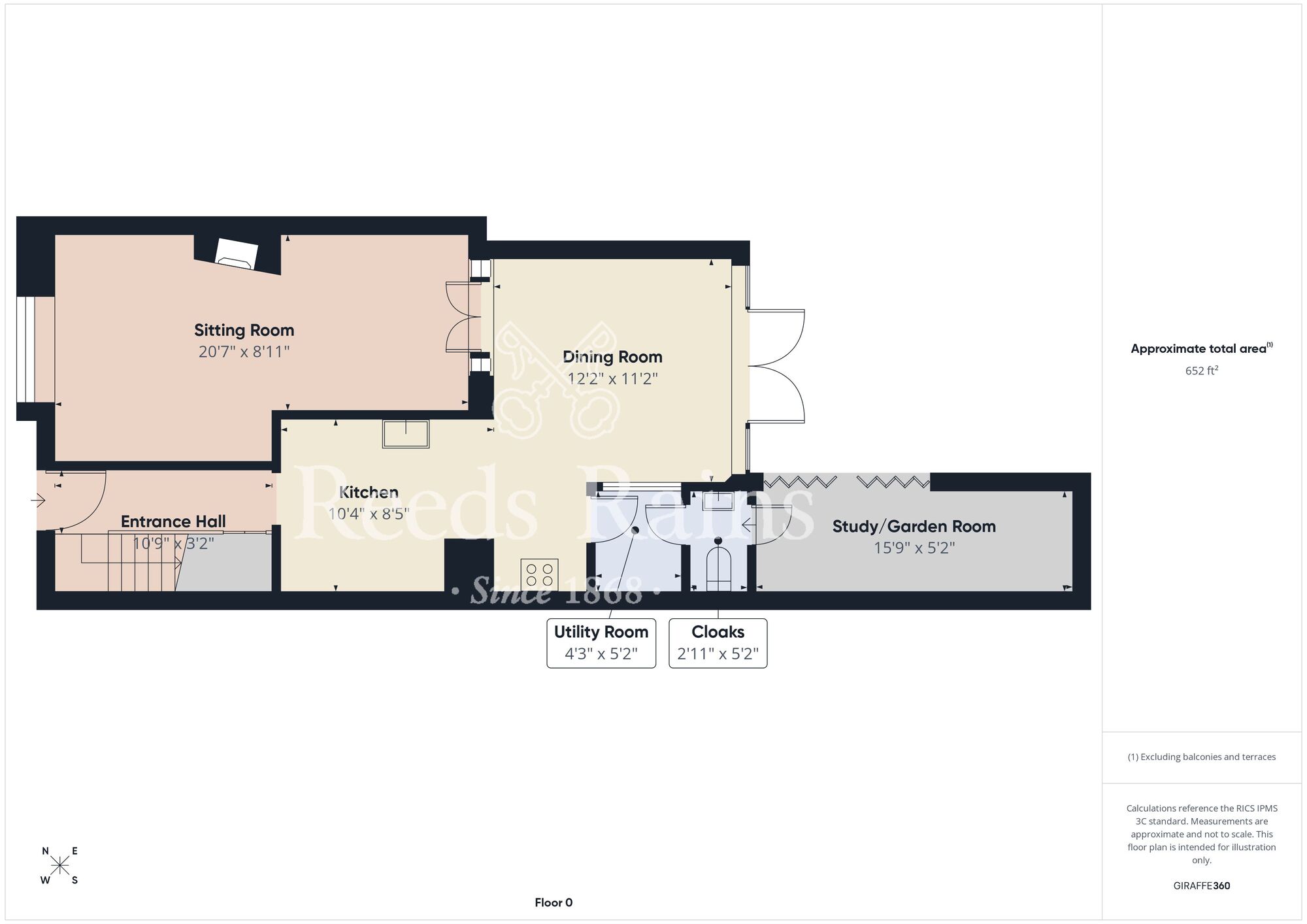 Floorplan of 2 bedroom End Terrace House for sale, Medina Road, Hull, East Yorkshire, HU8