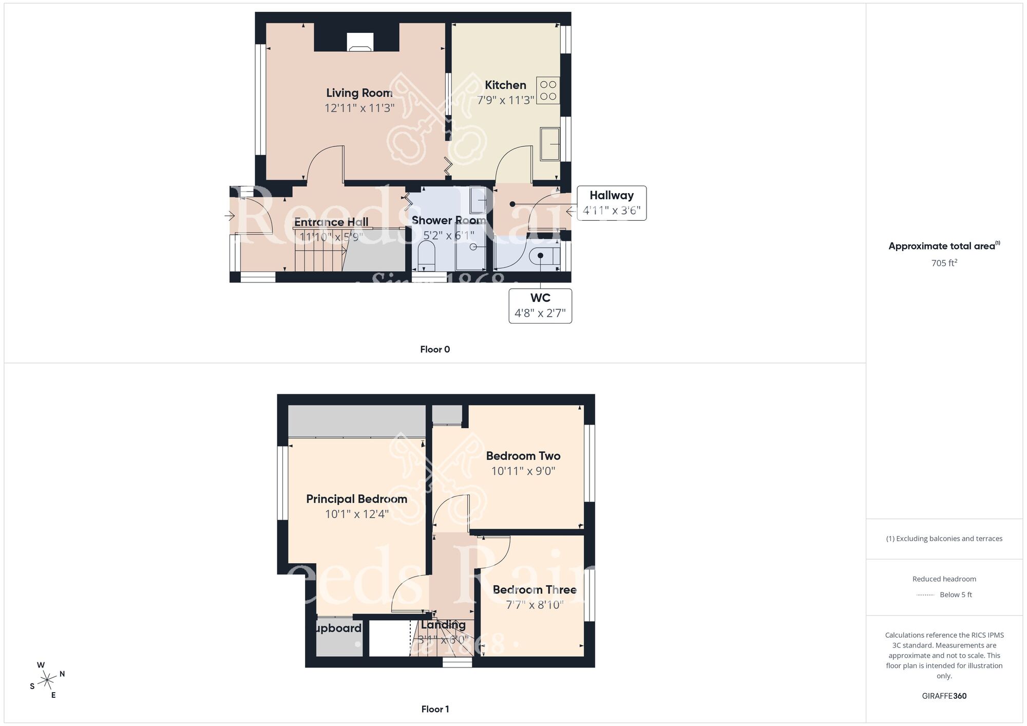Floorplan of 3 bedroom End Terrace House for sale, Endike Lane, Hull, East Yorkshire, HU6