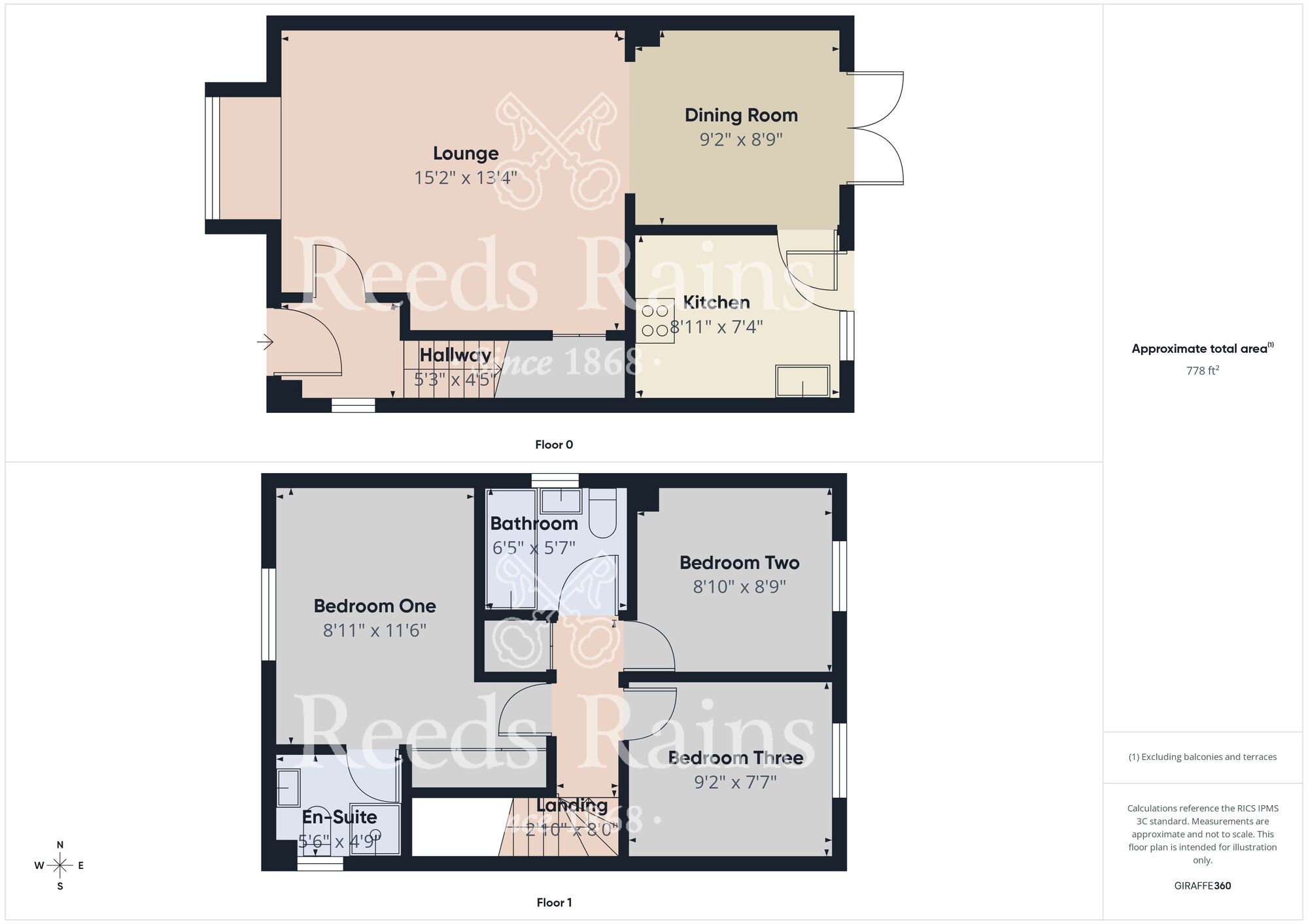 Floorplan of 3 bedroom Detached House for sale, Pilots Way, Hull, East Yorkshire, HU9