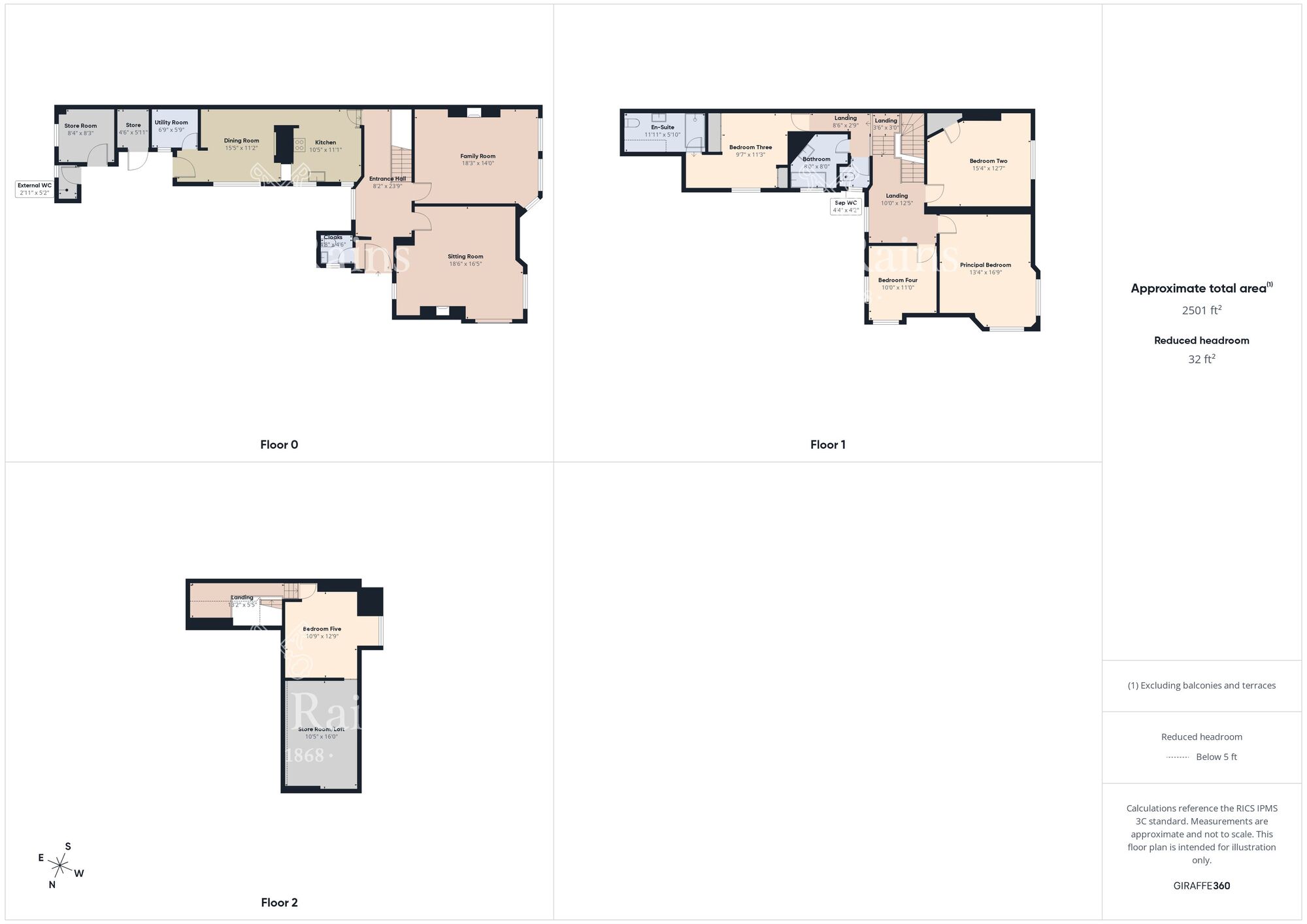 Floorplan of 5 bedroom Semi Detached House for sale, Newland Park, Hull, East Yorkshire, HU5