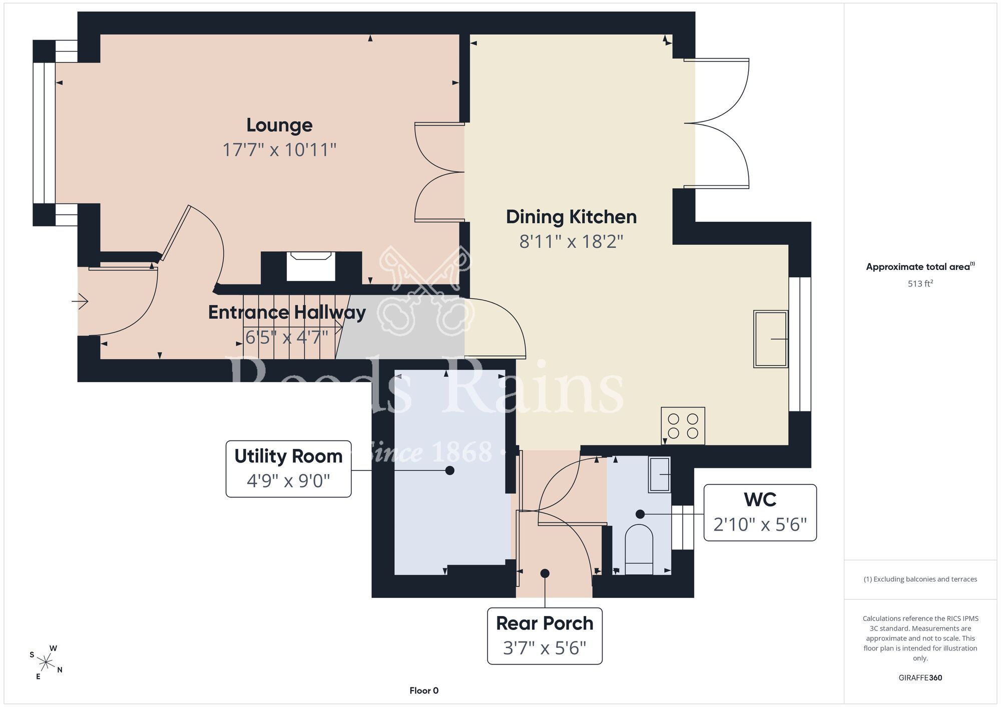 Floorplan of 4 bedroom Detached House for sale, Leadhills Way, Castle Grange, East Yorkshire, HU7