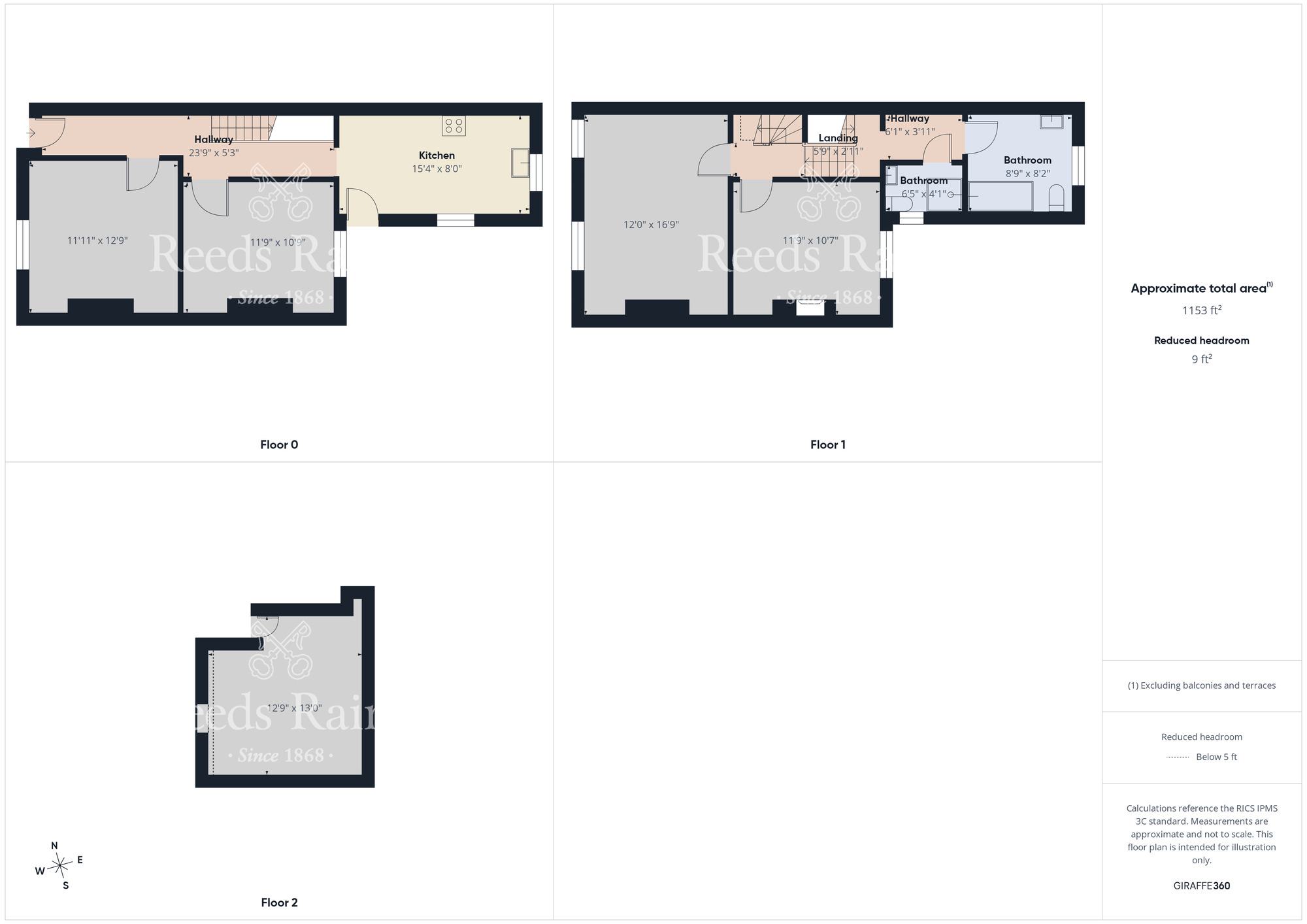 Floorplan of 3 bedroom Mid Terrace House to rent, Peel Street, Hull, East Riding of Yorkshi, HU3