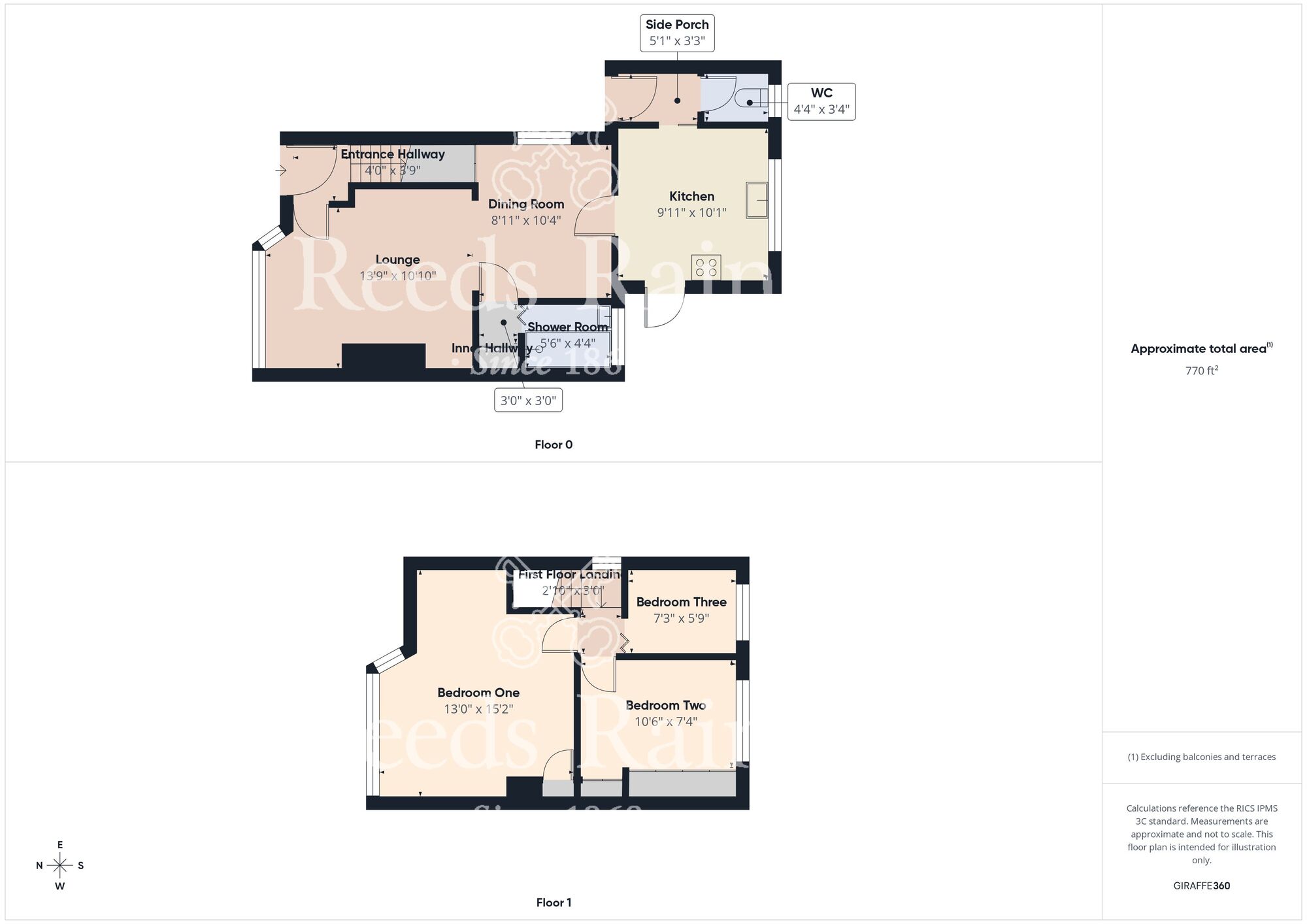 Floorplan of 3 bedroom End Terrace House for sale, Medina Road, Hull, East Yorkshire, HU8