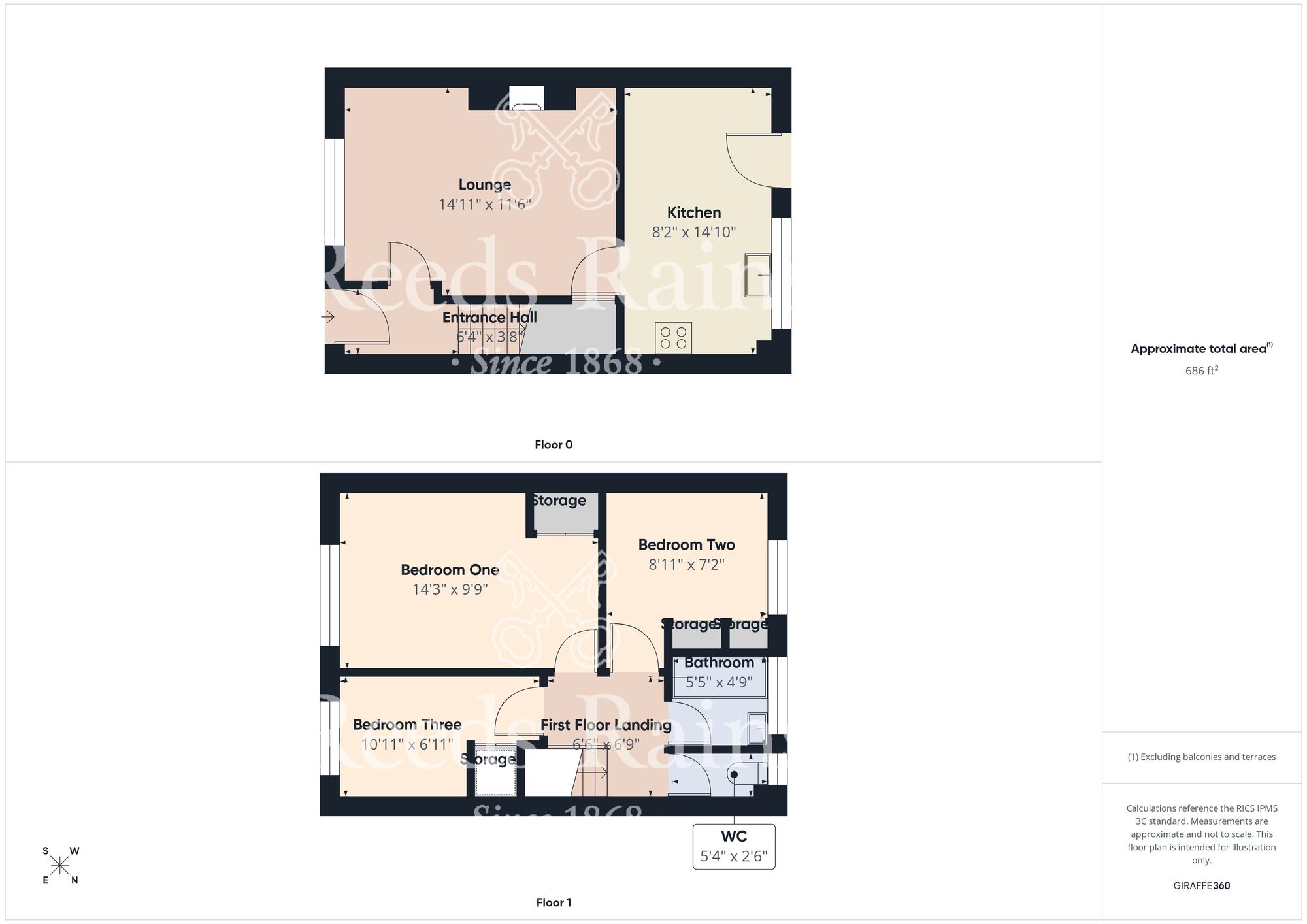 Floorplan of 3 bedroom End Terrace House for sale, Medina Road, Hull, East Yorkshire, HU8
