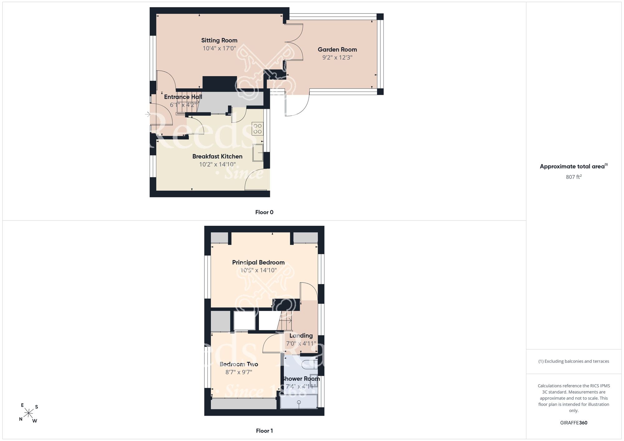 Floorplan of 2 bedroom Mid Terrace House for sale, Amethyst Road, Hull, East Yorkshire, HU9