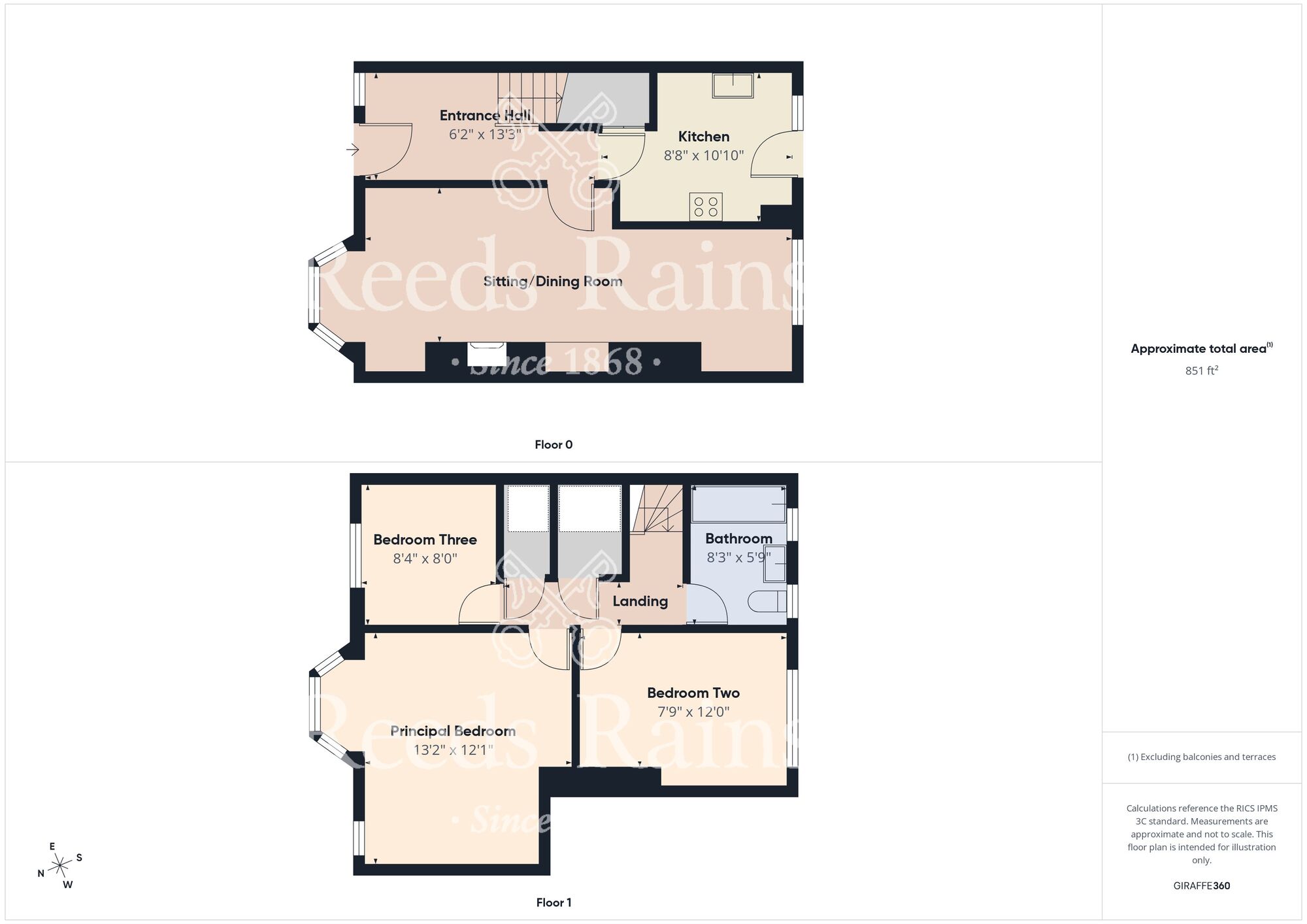 Floorplan of 3 bedroom Semi Detached House for sale, Endike Lane, Hull, East Yorkshire, HU6