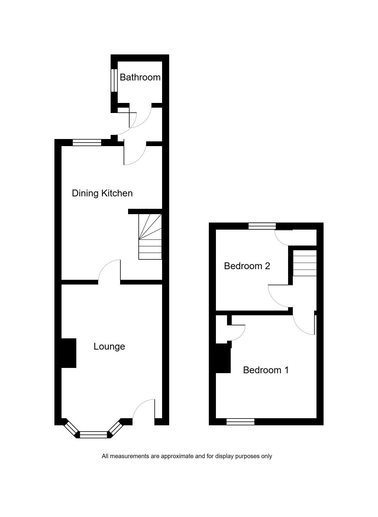Floorplan of 2 bedroom Mid Terrace House for sale, Redcar Street, Hull, East Yorkshire, HU8
