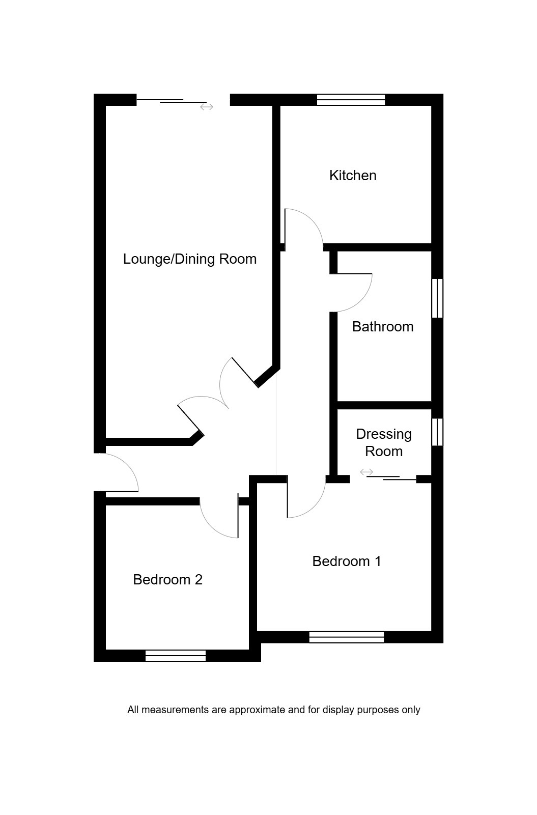 Floorplan of 2 bedroom Flat for sale, Newland Park, Hull, East Yorkshire, HU5