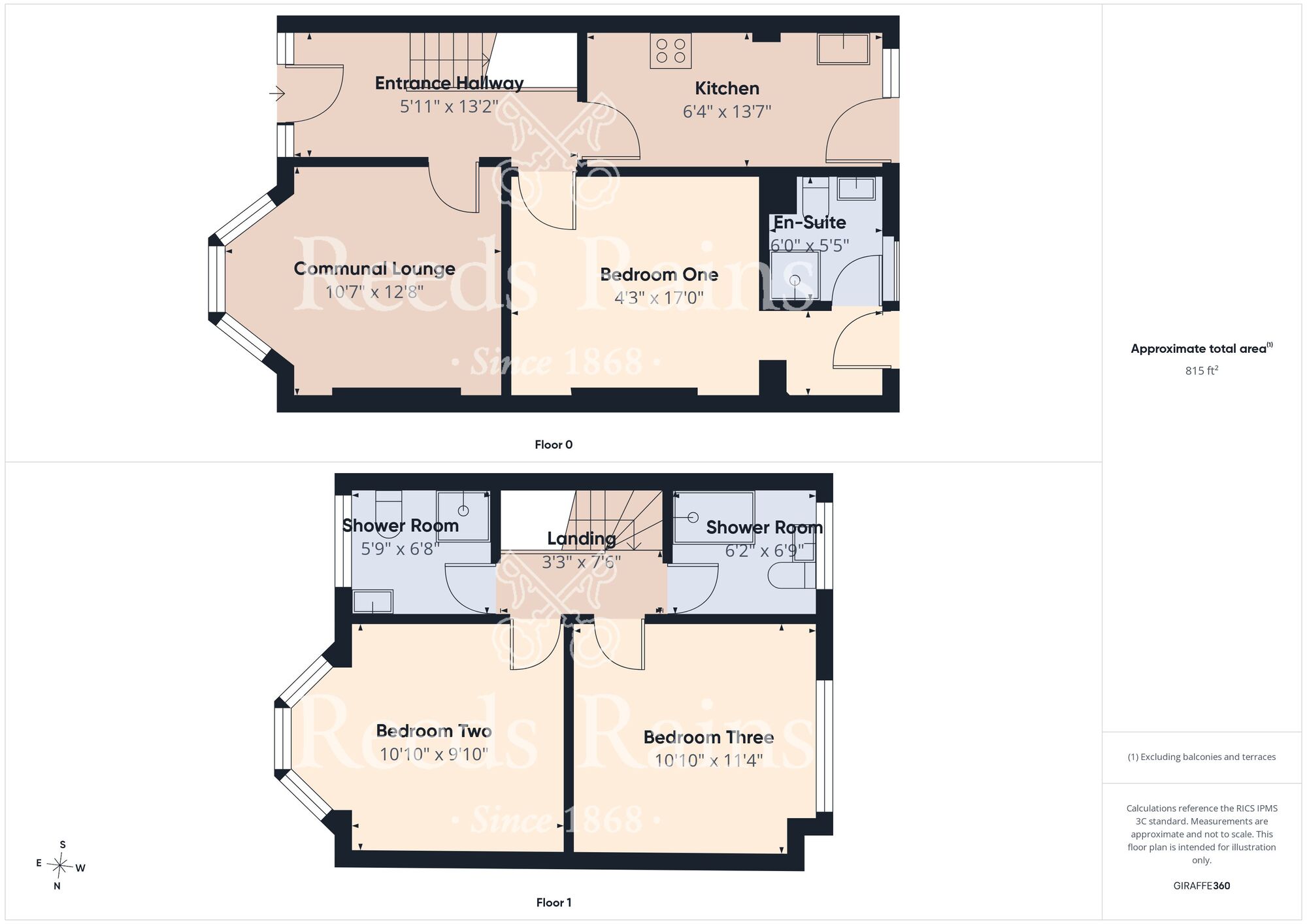Floorplan of 3 bedroom Mid Terrace House for sale, Cranbrook Avenue, Hull, East Yorkshire, HU6