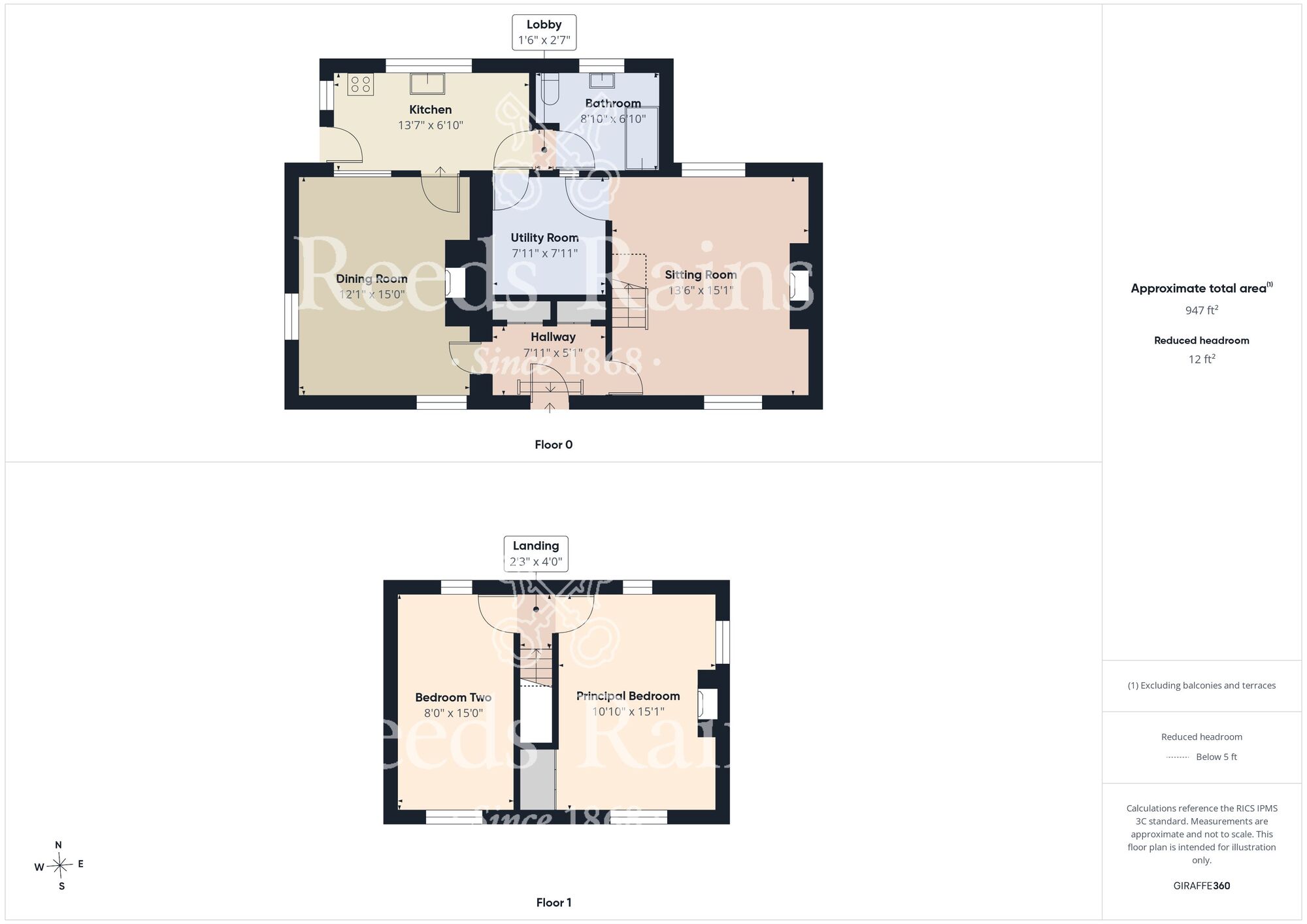 Floorplan of 2 bedroom Detached Property for sale, Inglemire Lane, Hull, East Yorkshire, HU6