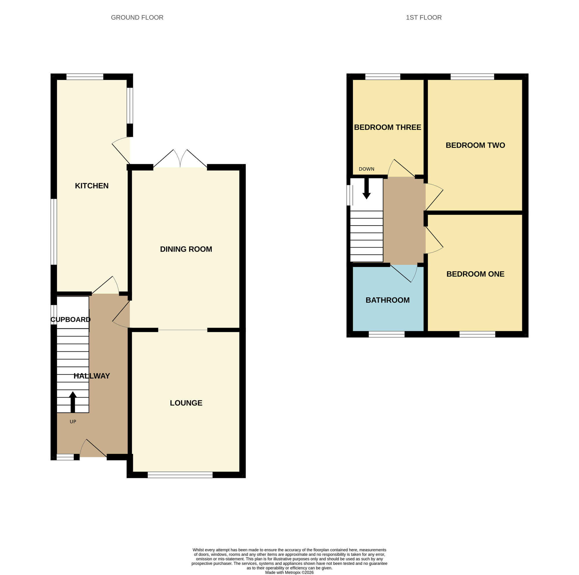 Floorplan of 3 bedroom Semi Detached House for sale, Aberdeen Street, Hull, East Yorkshire, HU9