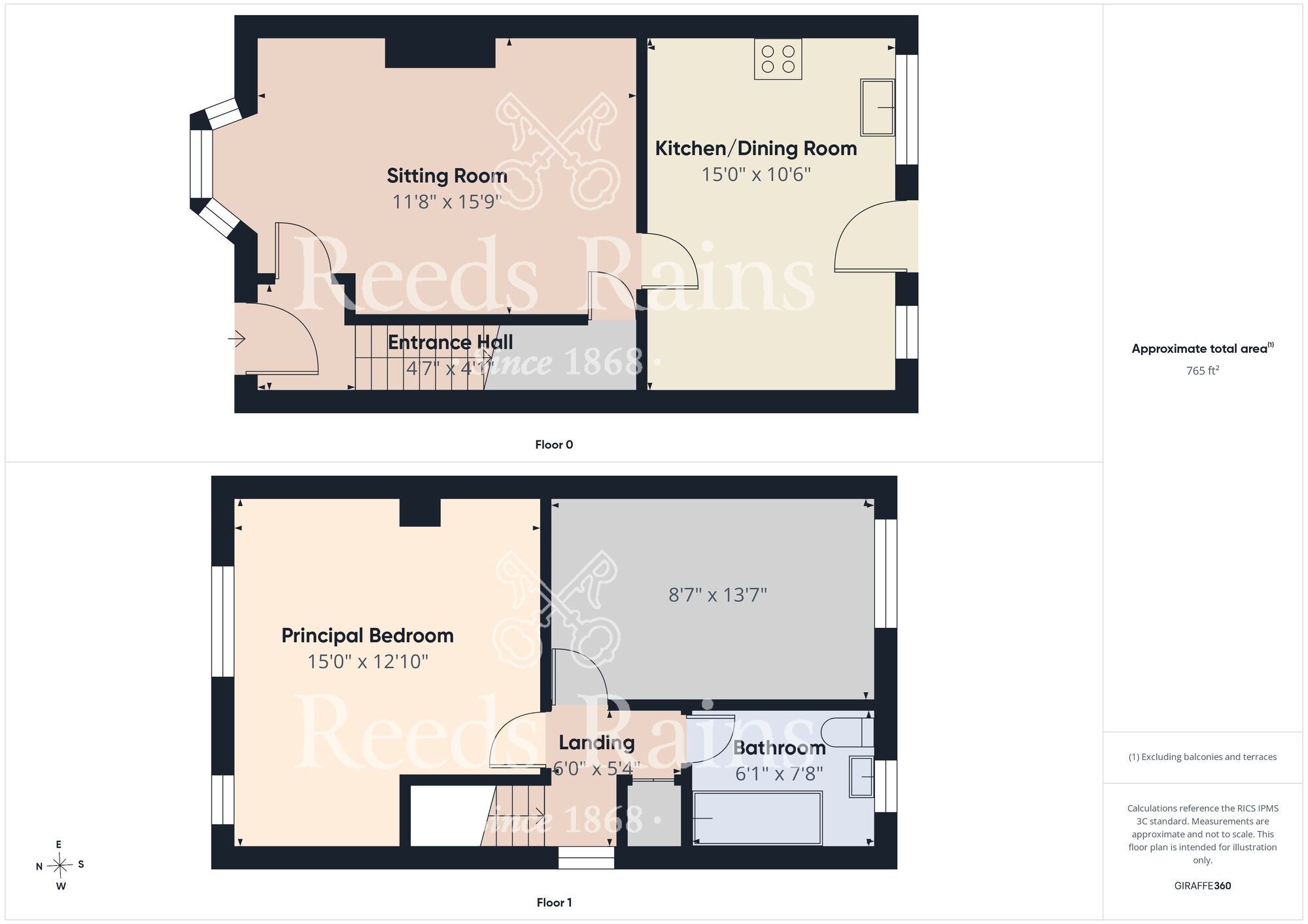 Floorplan of 2 bedroom Semi Detached House for sale, Beaumont Court, Wentworth Way, East  Yorkshire, HU9