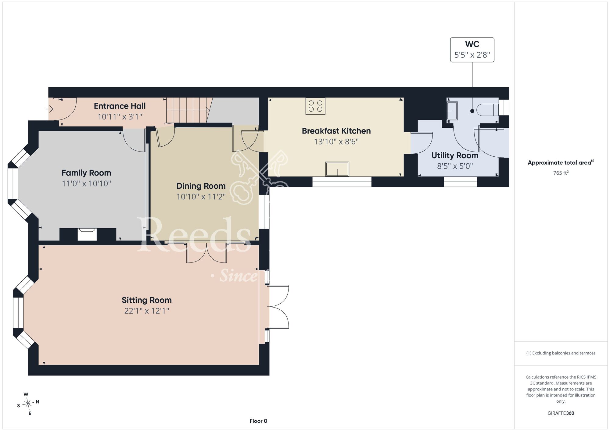 Floorplan of 4 bedroom End Terrace House for sale, Hull Road, Hedon, East Yorkshire, HU12