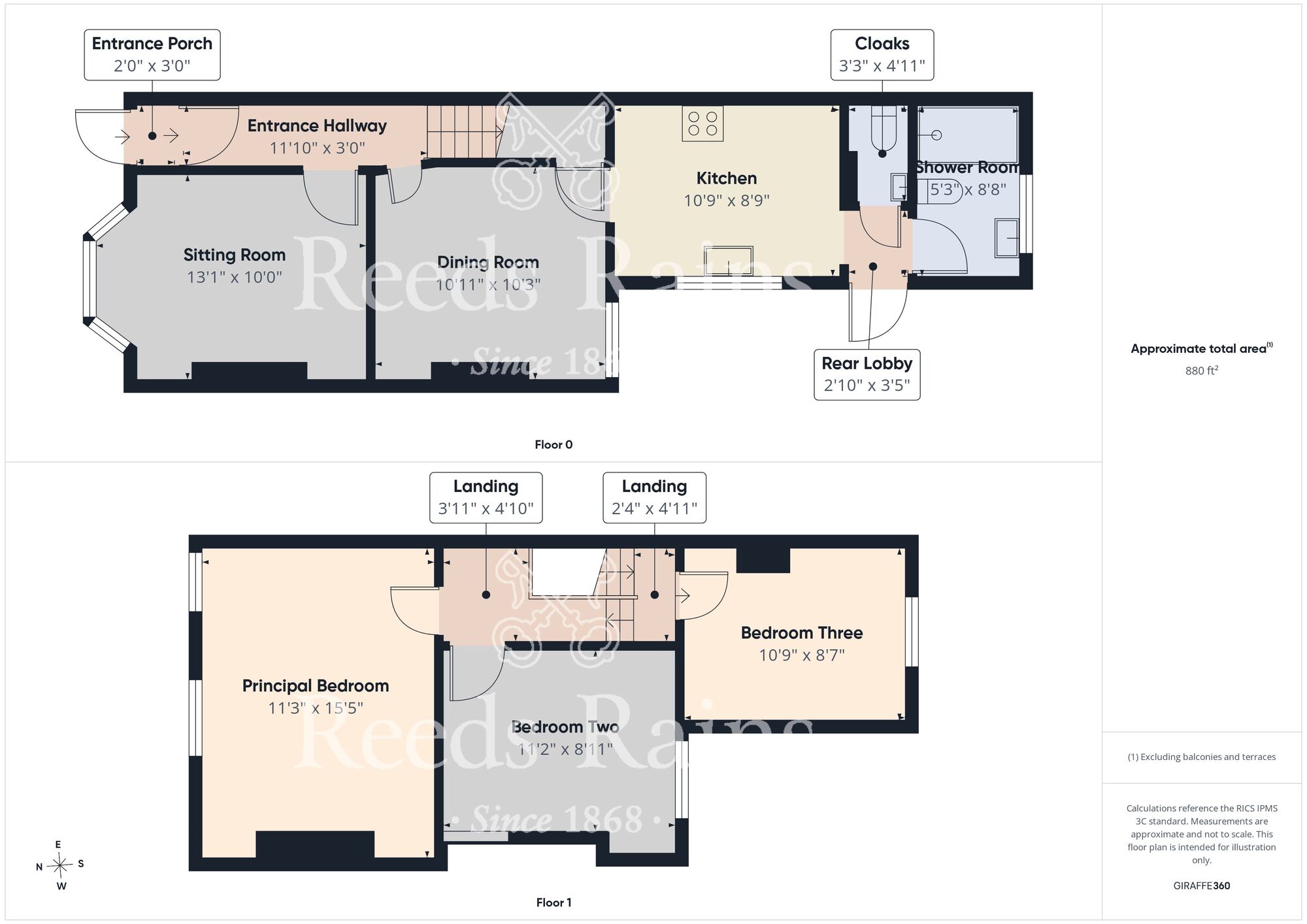 Floorplan of 3 bedroom Mid Terrace House for sale, Walgrave Street, Hull, East Riding, HU5