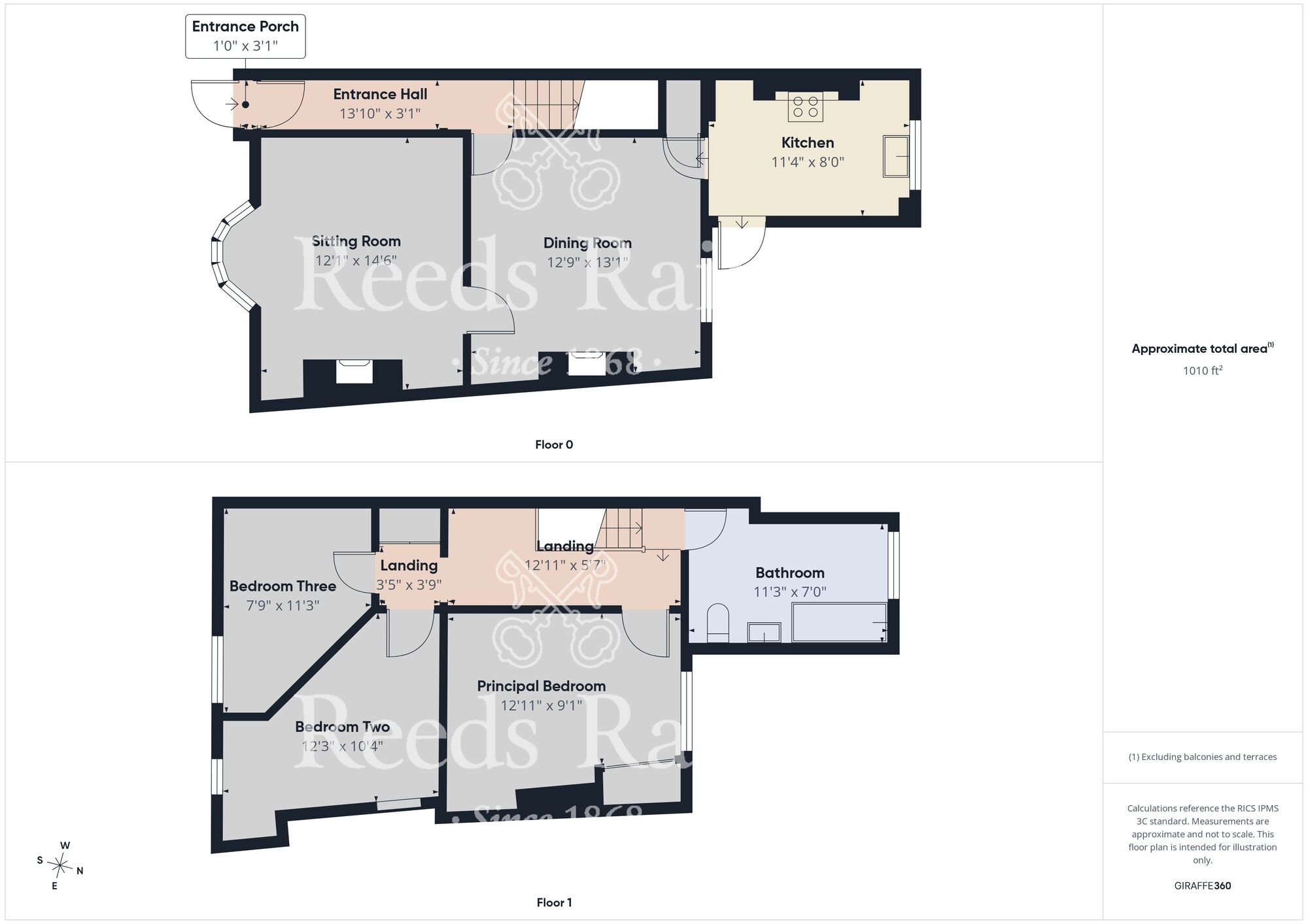 Floorplan of 3 bedroom End Terrace House for sale, St. Hilda Street, Hull, East Yorkshire, HU3